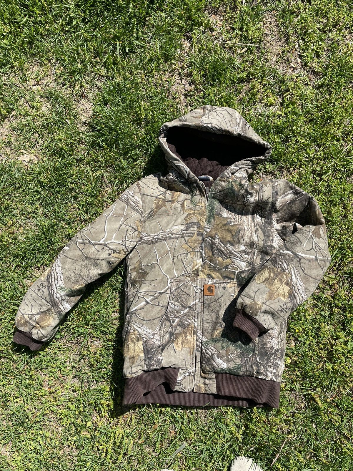 image of Camo Carhartt Jacket, Men's (Size Small)