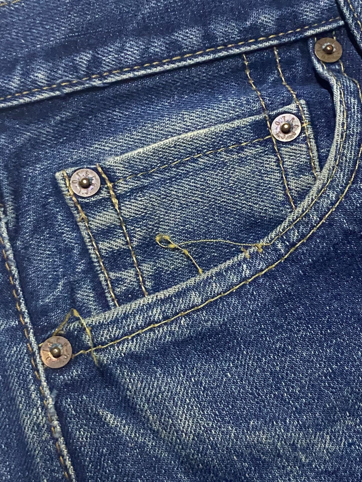 Acne Studios Vintage Canton Blue Wash Selvedge Denim Loose Jeans Size US 28 / EU 44 - 10 Thumbnail