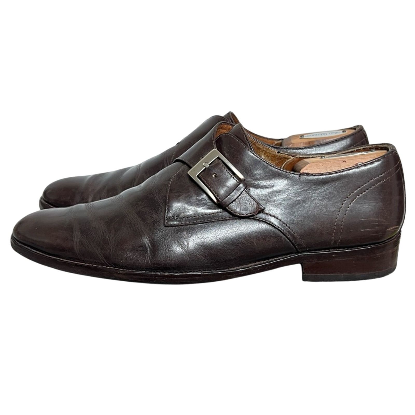 Allen Edmonds Allen Edmonds Mens Shoes 10 Norwich Monk Strap Made in Italy Size US 10 / EU 43 - 1 Thumbnail