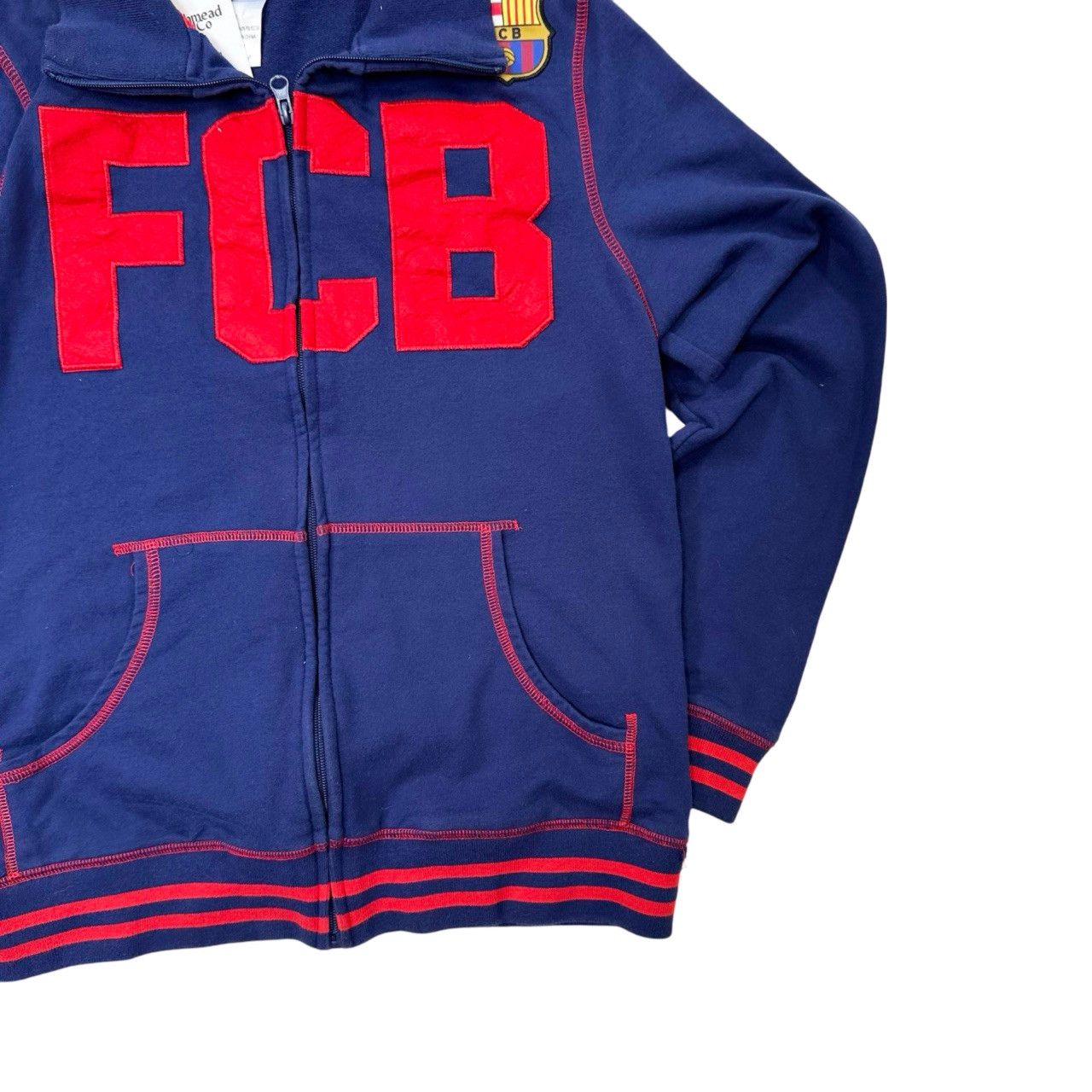 Vintage Vintage FC Barcelona Zip Up Soccer Sweater Size US M / EU 48-50 / 2 - 3 Thumbnail