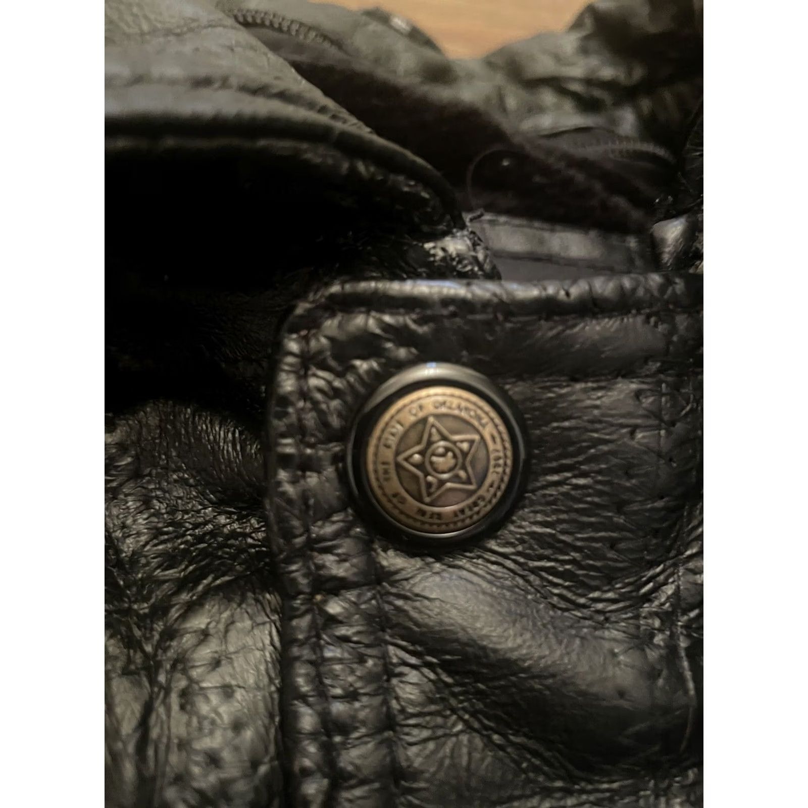 Our Legacy VINTAGE Legacy Jacket L Black VTG Leather Patchwork Size Collared Full Zip Fur Lined Size US L / EU 52-54 / 3 - 3 Thumbnail