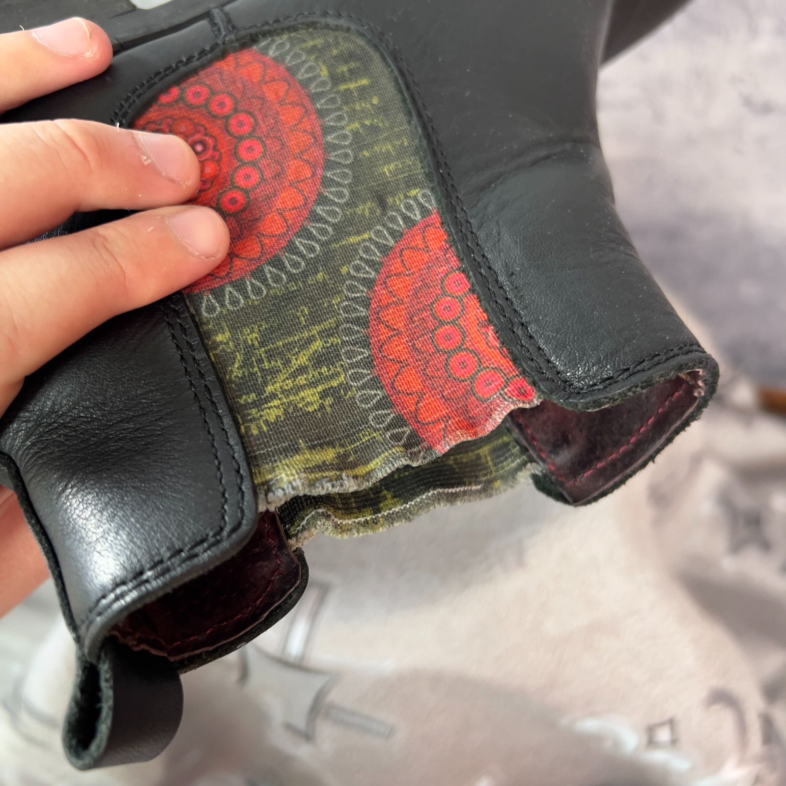 Desigual Desigual Women s Leather Boots Size 39 Black ` Size US 9 / IT 39 - 13 Thumbnail