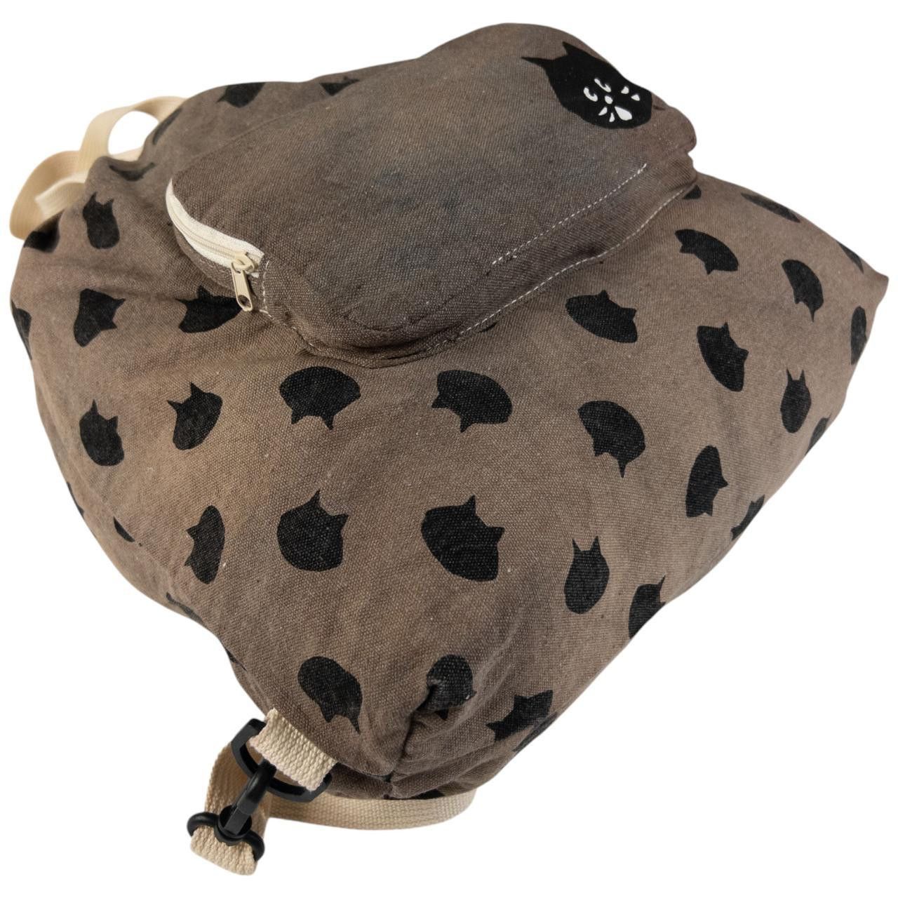 Issey Miyake × Ne-Net Vintage Ne-Net By Issey Miyake Cat Drawstring Backpack Size ONE SIZE - 8 Thumbnail