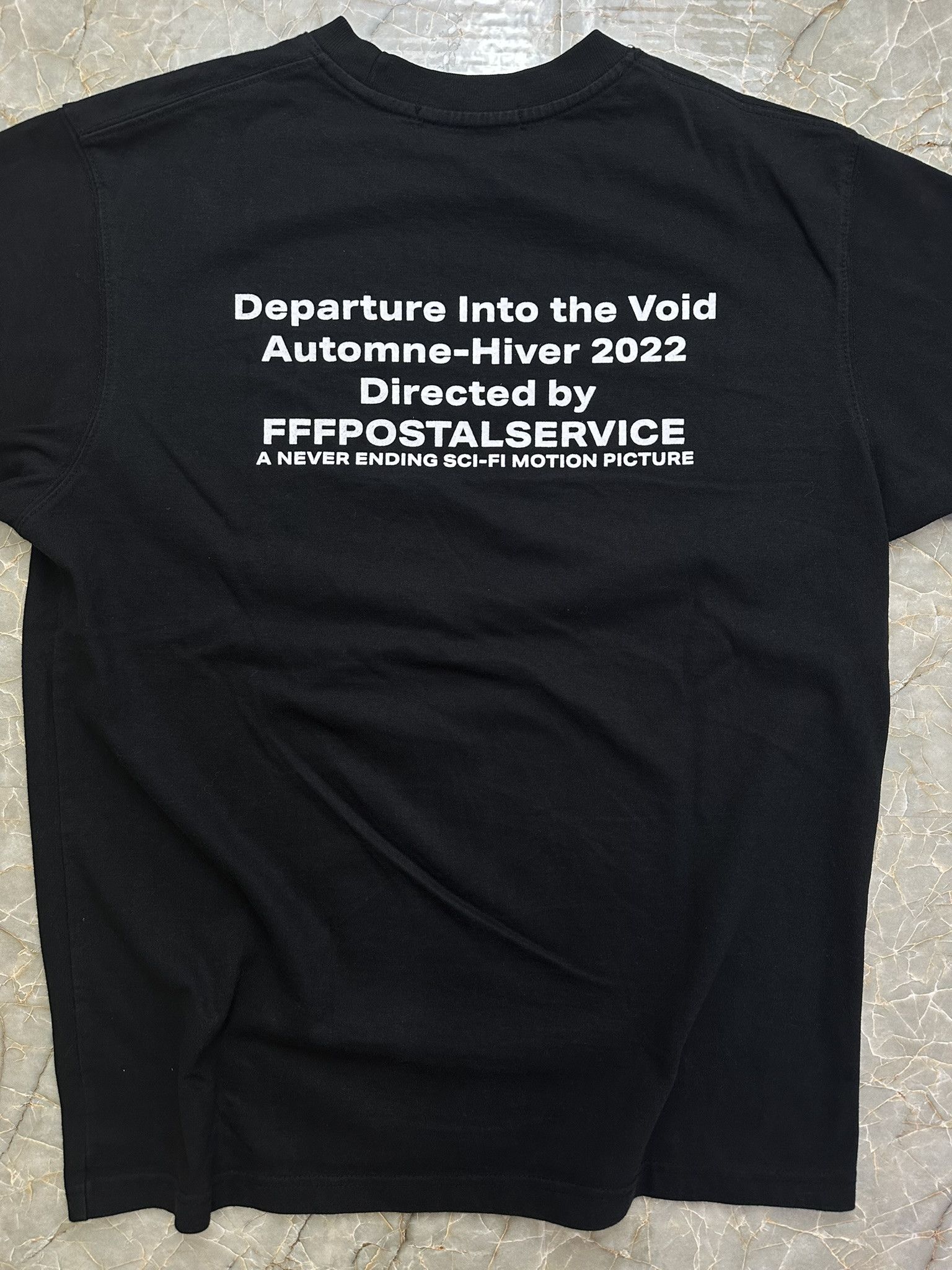 FFFPOSTALSERVICE AW22 Departure Into The Void Tee Size US XL / EU 56 / 4 - 3 Thumbnail