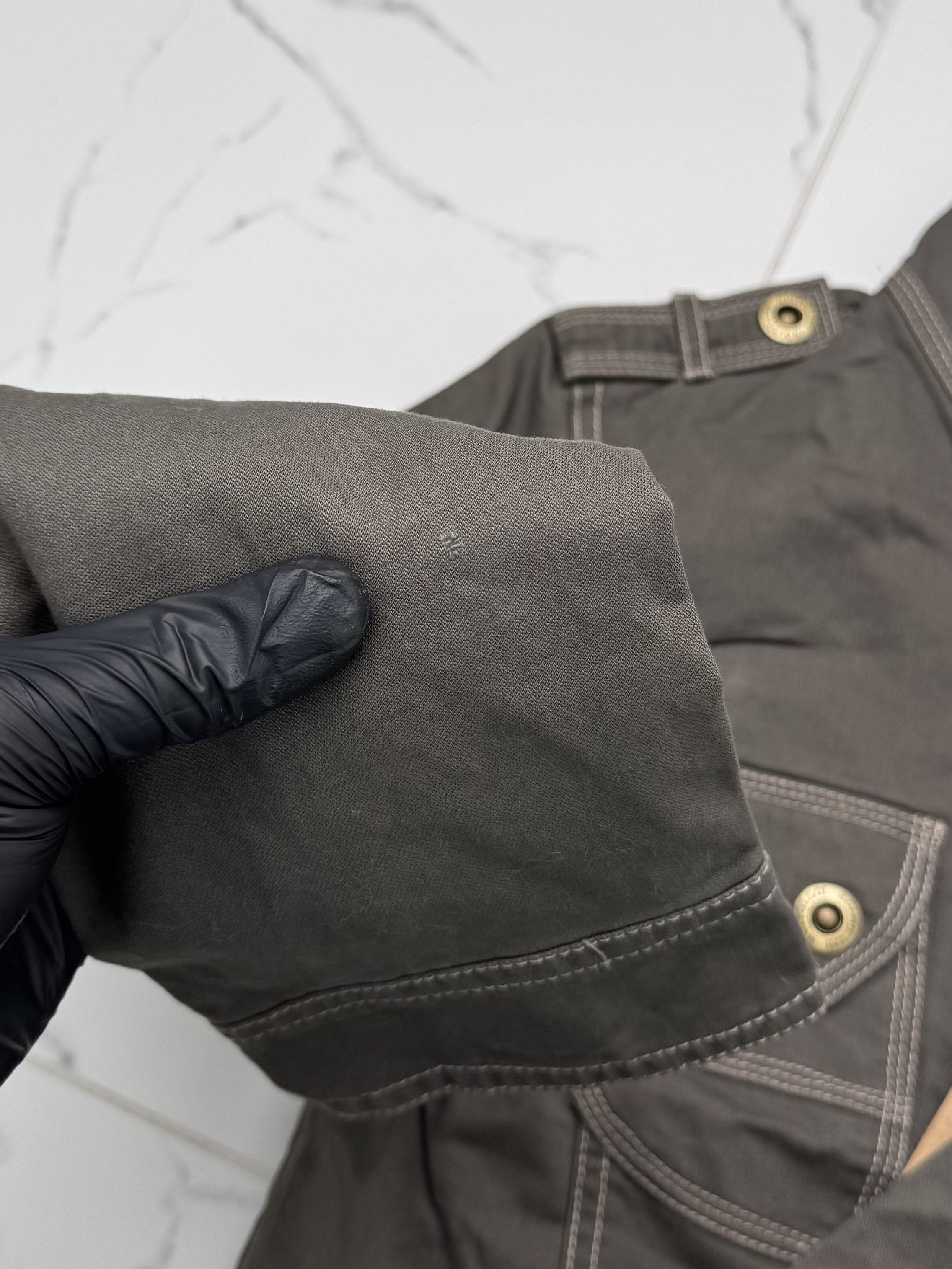 Vintage Women Grey Utility Jacket Y2K Vintage Military Style Coat Size S / US 4 / IT 40 - 6 Thumbnail