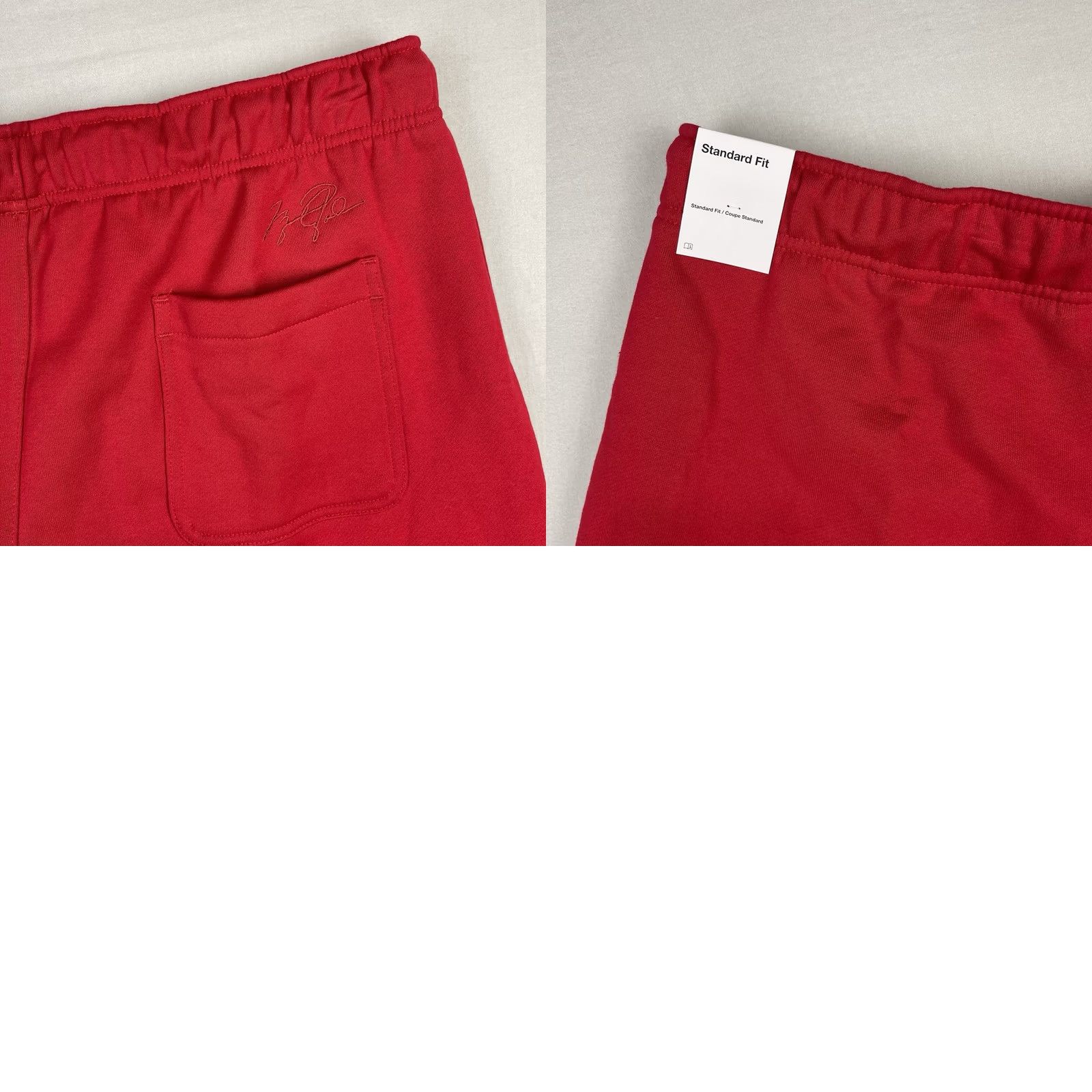 Jordan Brand Nike Jordan Shorts Mens 2XL Red Essentials Fleece Casual Athletic 2XL Mens Red Jordan Shorts Size US 39 - 9 Thumbnail