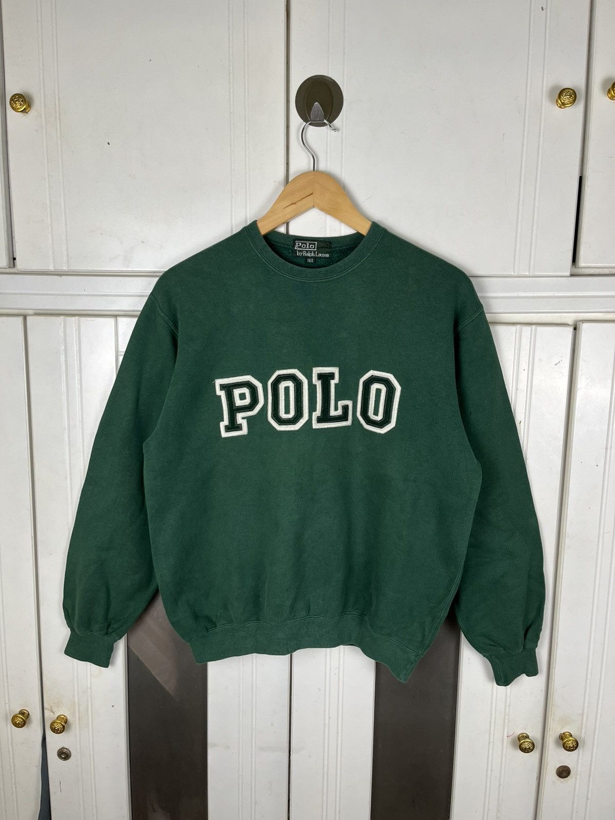 Polo Ralph Lauren × Ralph Lauren × Vintage Vintage Polo Ralph Lauren Spellout Sweatshirt Size US S / EU 44-46 / 1 - 1 Thumbnail