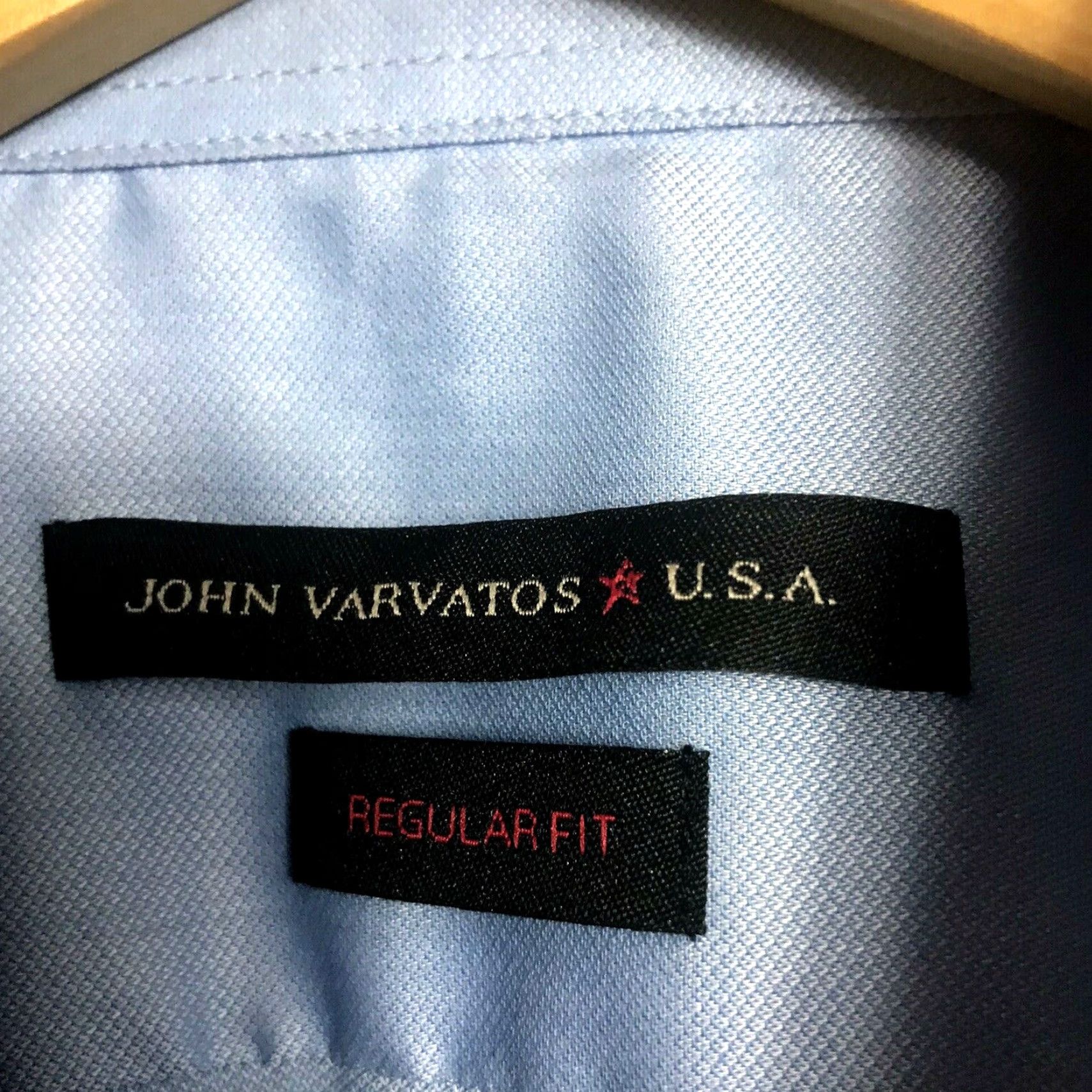 John Varvatos John Varvatos Shirt Mens 16.5 32/33 Cotton Stretch Blue Woven Regular Fit Dress Shirt Mens Blue 16.5 32/33 Size US L / EU 52-54 / 3 - 2 Thumbnail