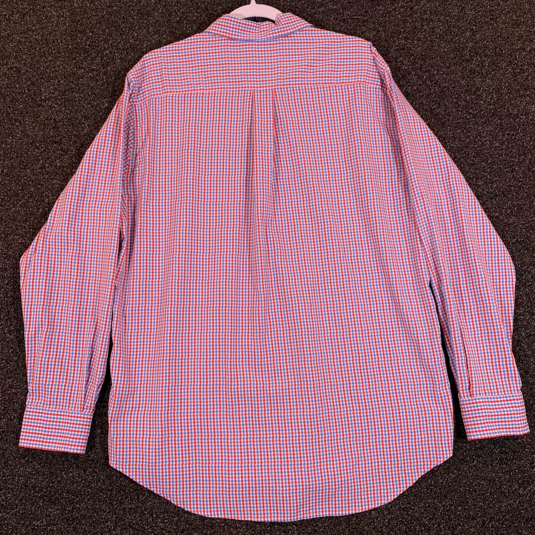 Vineyard Vines Vineyard Vines Shirt Mens Large Slim Red White Plaid Button Outdoors Preppy Shirt Size US L / EU 52-54 / 3 - 7 Thumbnail
