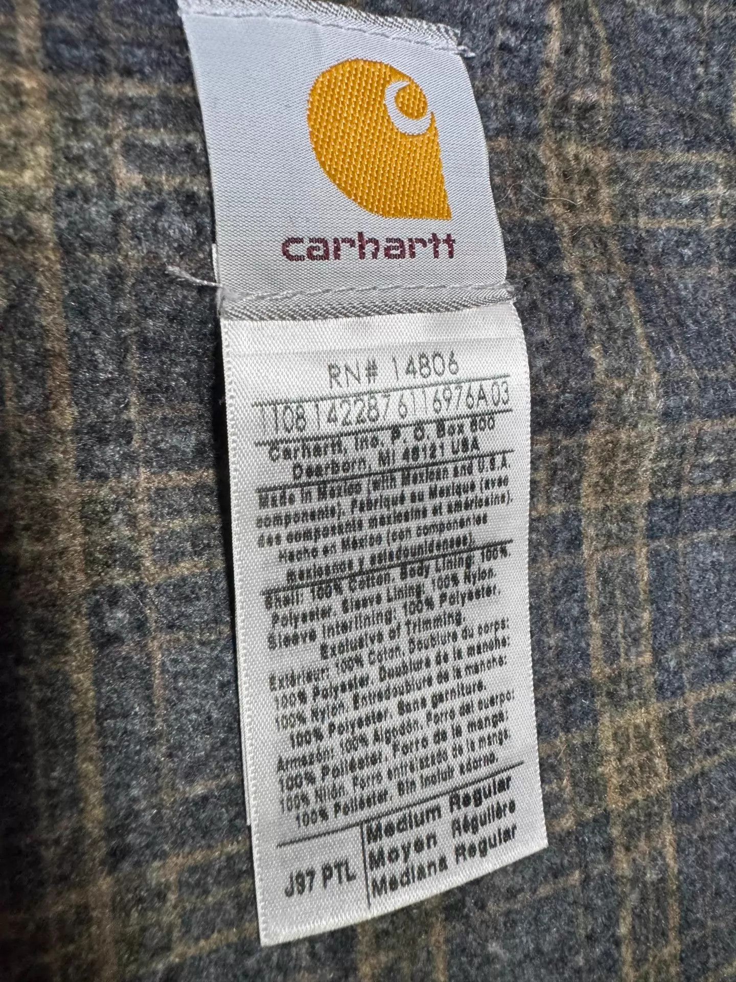 Carhartt Vintage Carhartt J97 Gasoline Blue M Size US M / EU 48-50 / 2 - 9 Thumbnail