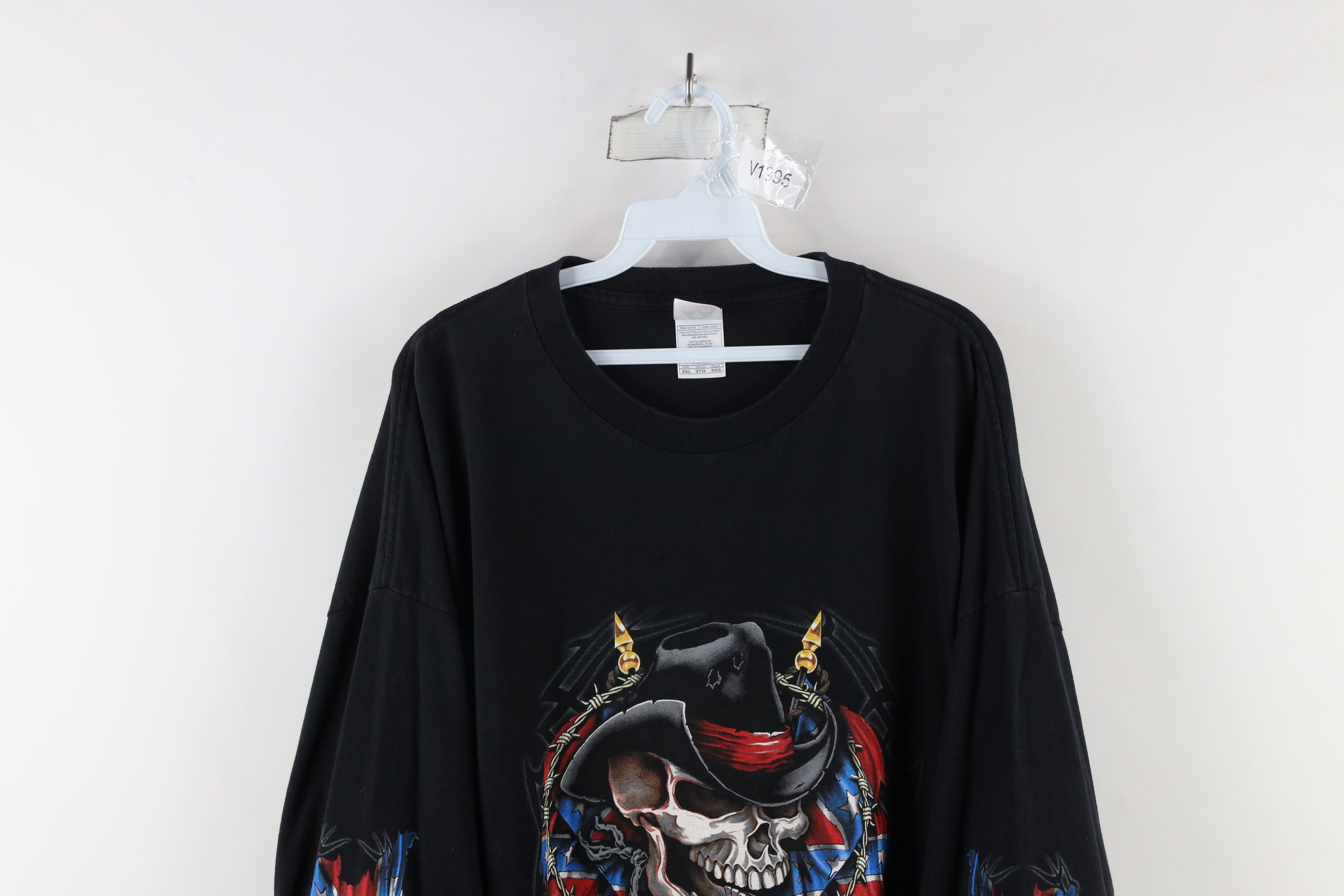 Vintage Vintage Y2K Streetwear Barbed Wire Long Sleeve T-Shirt Size US XXL / EU 58 / 5 - 2 Thumbnail