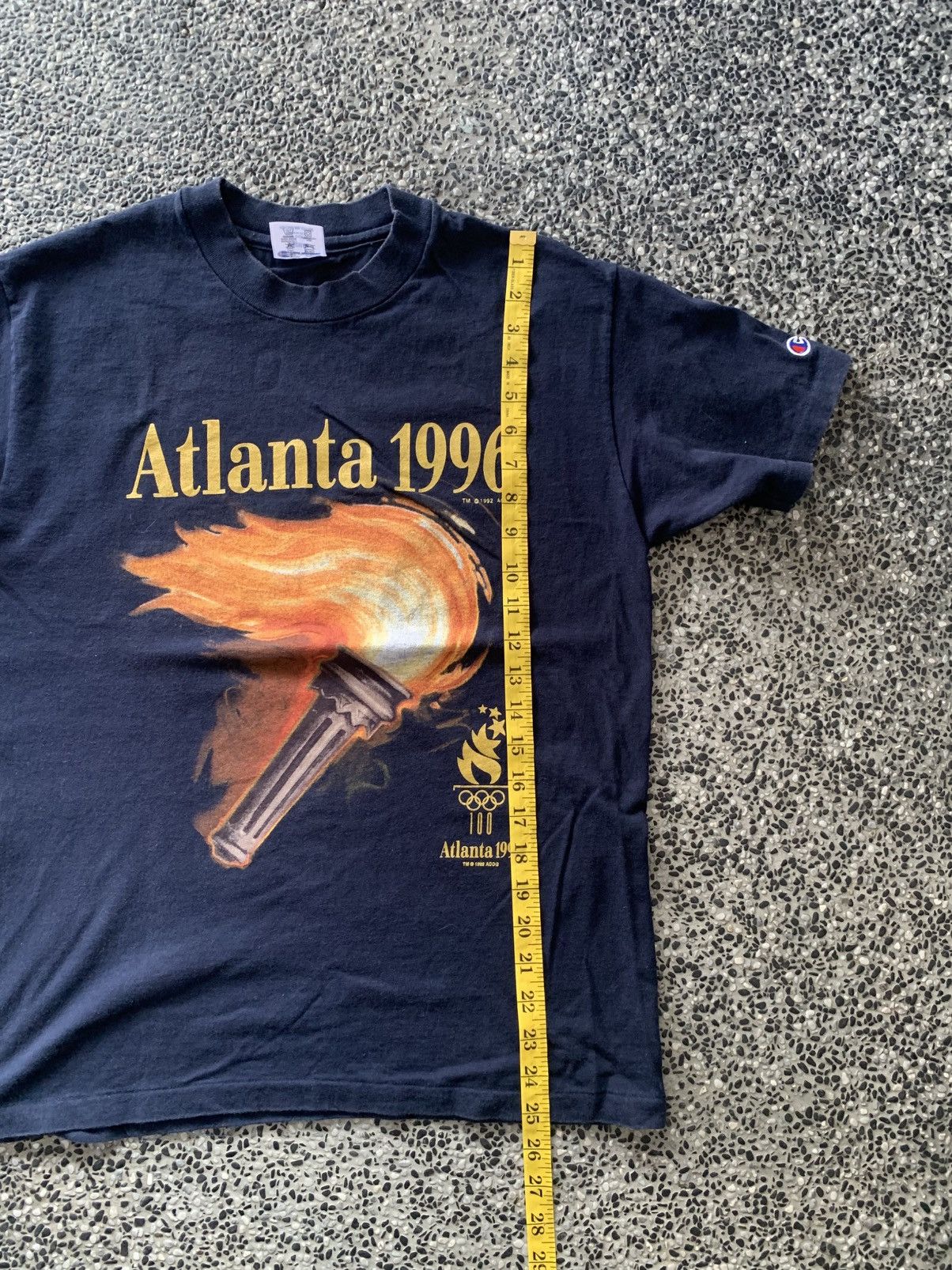 Champion × USA Olympics × Vintage Vintage 90s Champion Atlanta Olympics 1996 T shirt Size US M / EU 48-50 / 2 - 9 Thumbnail