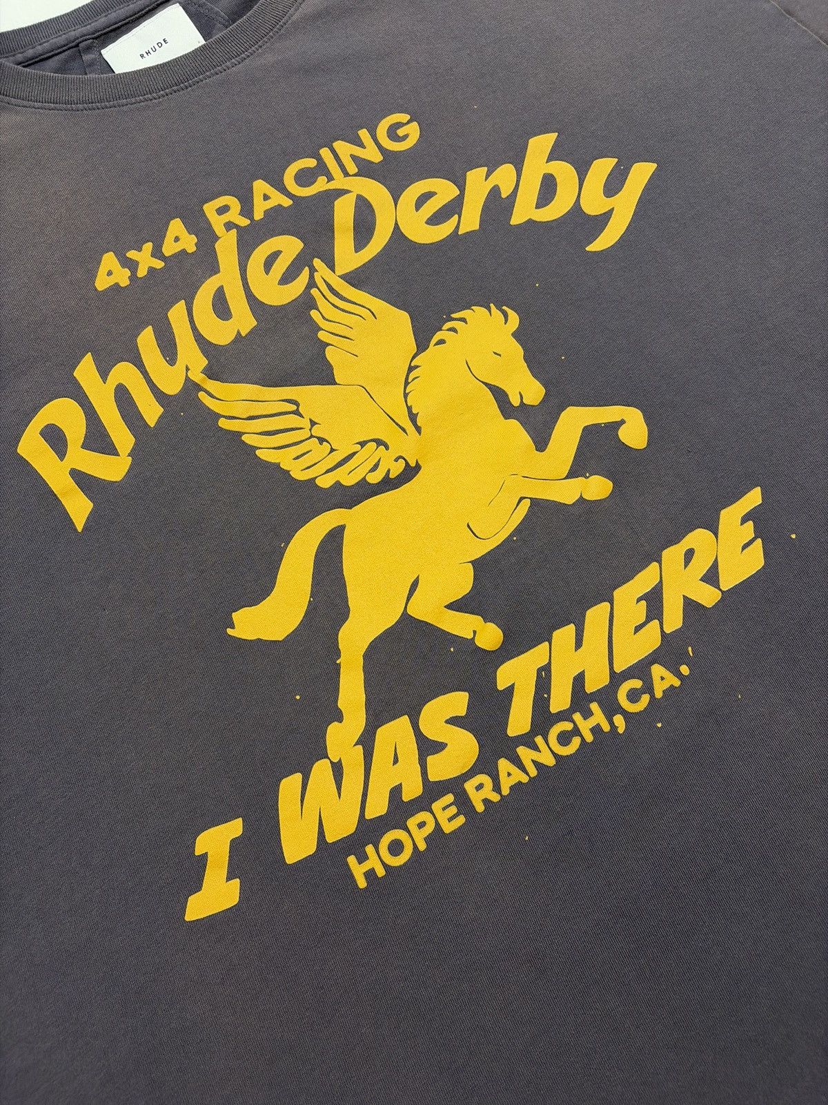 Rhude Rhude 4x4 Racing Derby Hope Ranch Pegasus Tee Size US L / EU 52-54 / 3 - 4 Thumbnail