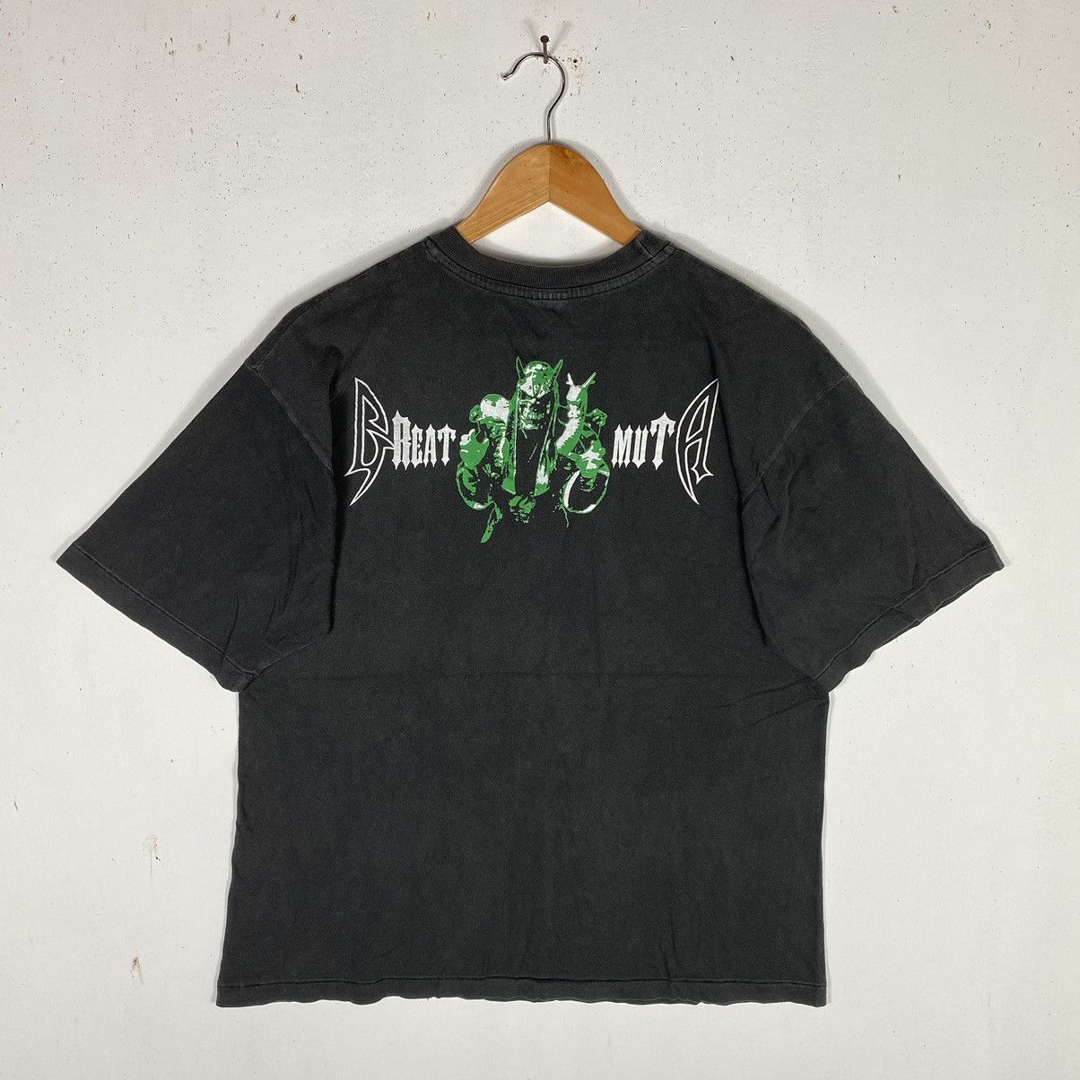 WCW/nWo Vintage 90s GREAT MUTA New Japan Pro Wrestling Graphic Tee Size US L / EU 52-54 / 3 - 6 Thumbnail