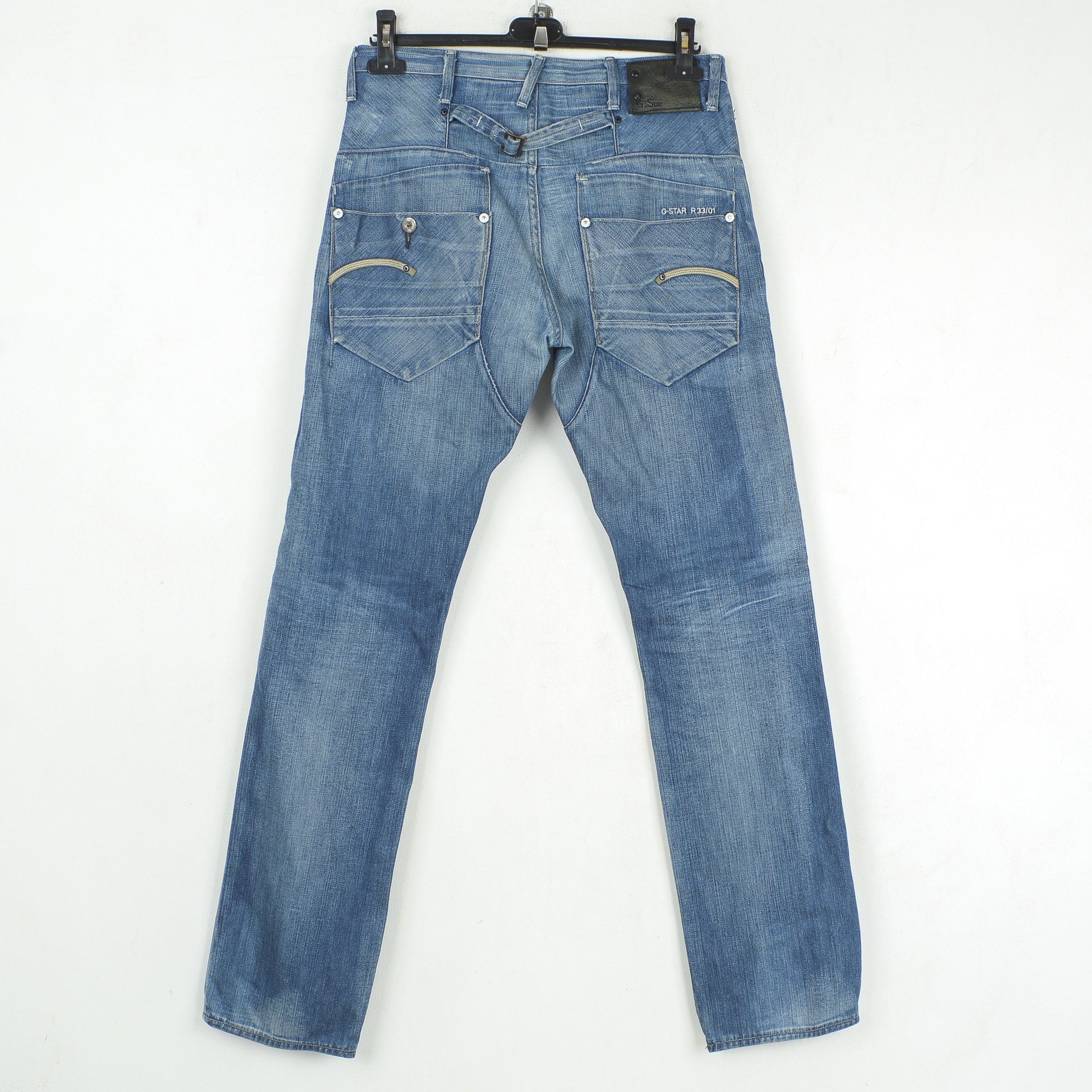 G-Star Blade Pant Slim Mens W32 L34 Jeans Denim Trousers blue Size US 32 / EU 48 - 8 Thumbnail