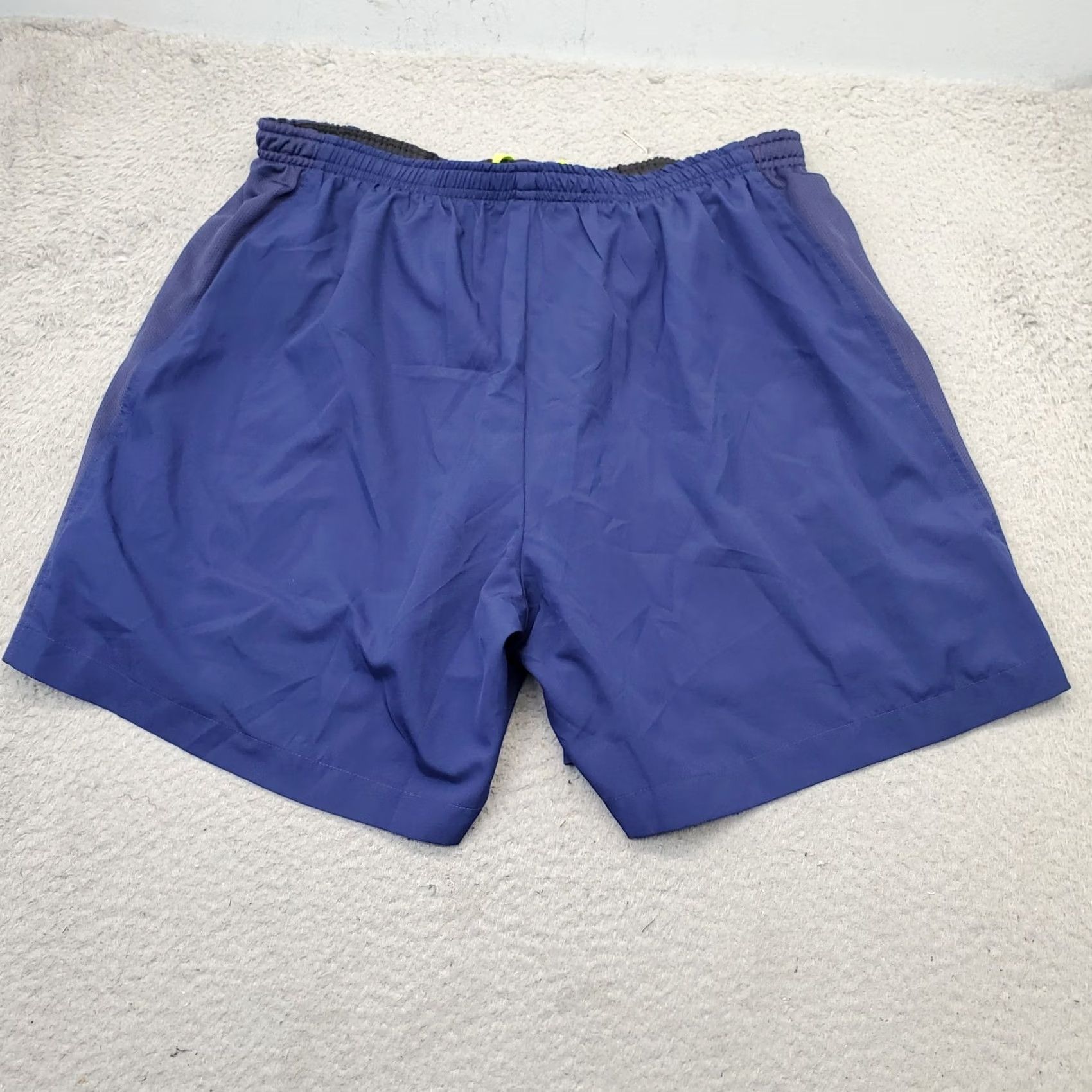 Vintage Road Runner Sports Running Shorts Mens XL Blue Stretch Athletic Drawstring Size US 36 / EU 52 - 2 Thumbnail