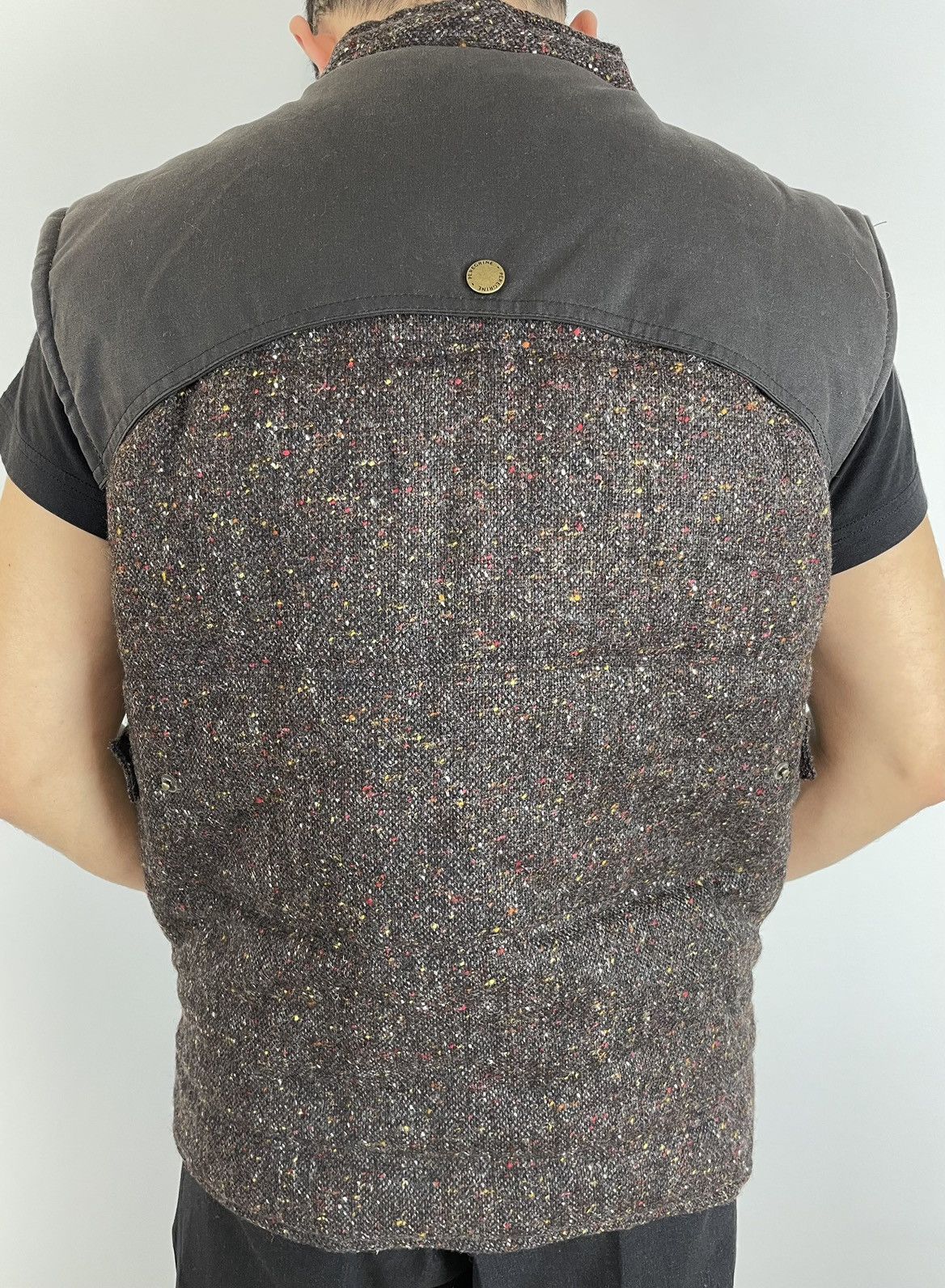 Harris Tweed × Peregrine Men’s Peregrine X Harris Tweed Herringbone Vest Jacket M/L Size US L / EU 52-54 / 3 - 3 Thumbnail