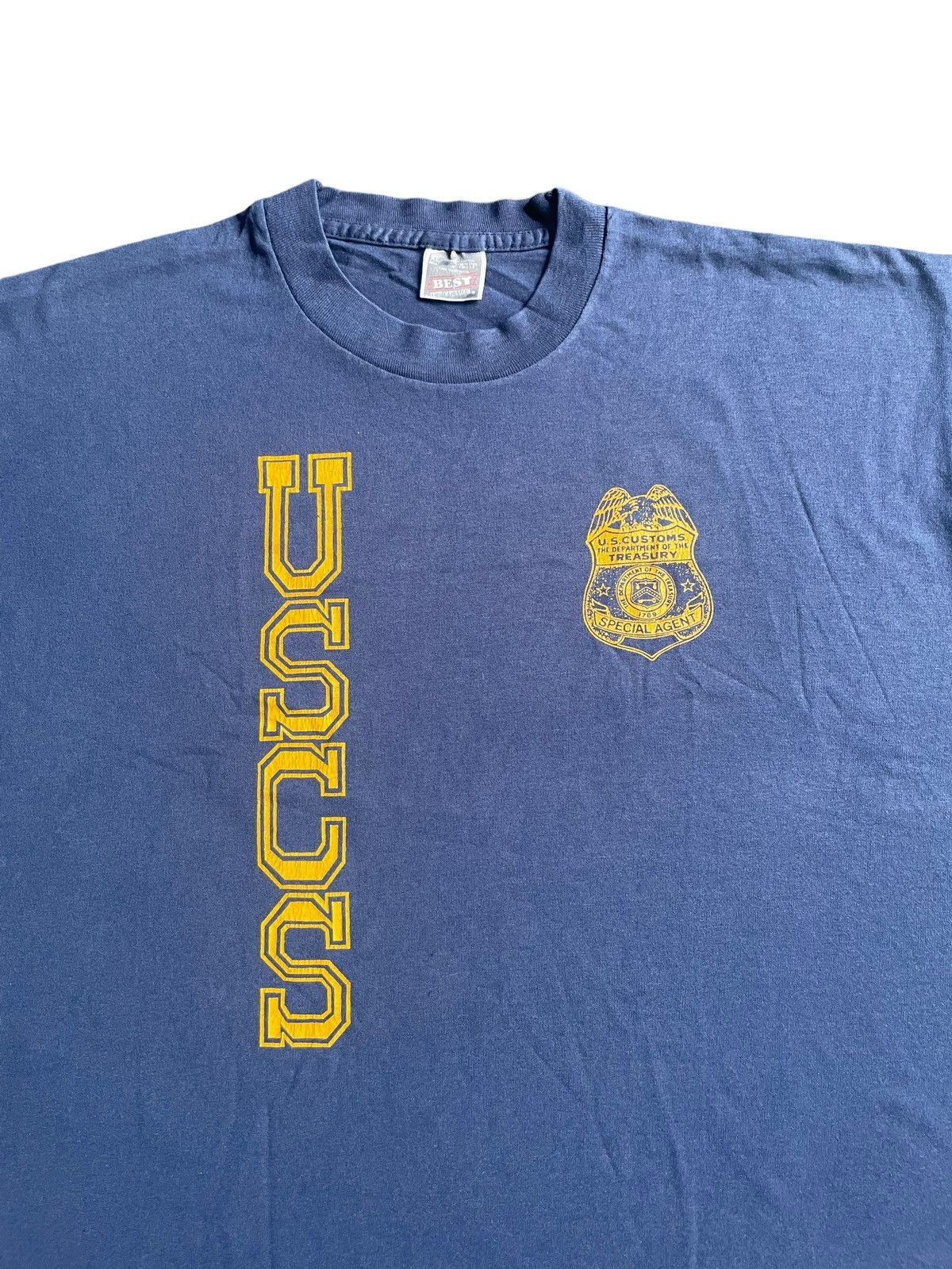 Fruit Of The Loom Vintage Us Customs Federal Agent Size US XL / EU 56 / 4 - 3 Thumbnail