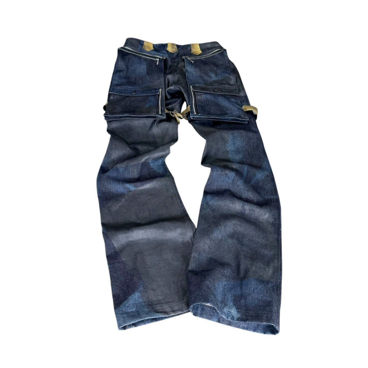 Japanese Brand 🌟ARRSTON VOLAJU KOSHIN SATOH SHOW SAMPLE BONDAGE PANTS Size US 30 / EU 46 - 12 Thumbnail