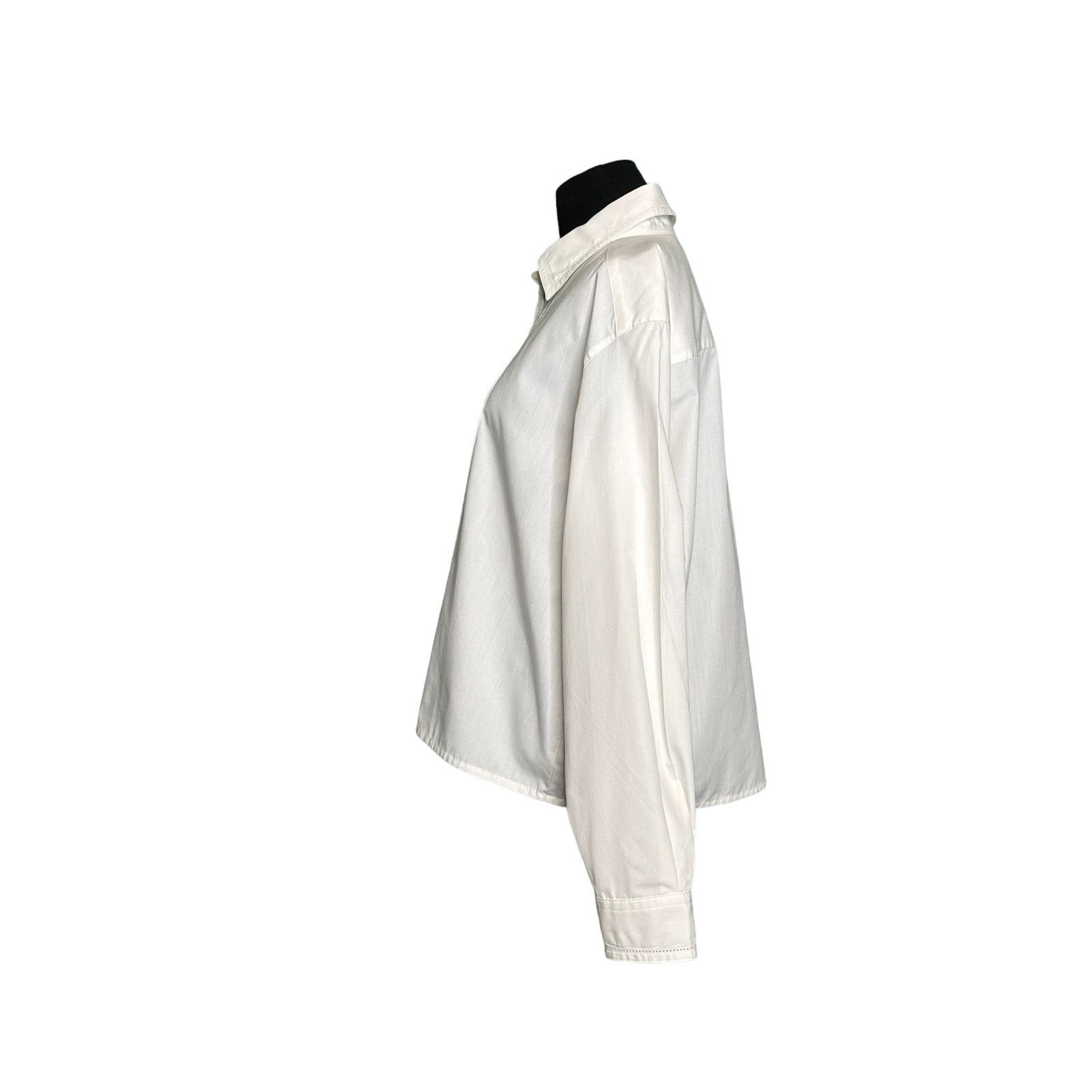 Jos. A. Bank JoS A Banks white button blouse size 14 Size XL / US 12-14 / IT 48-50 - 6 Thumbnail