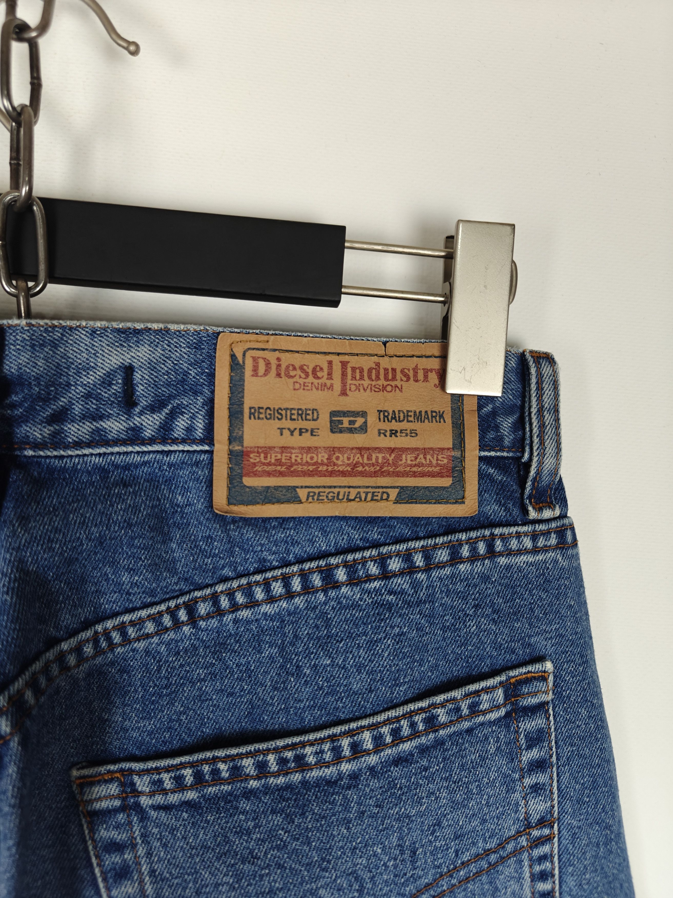 Diesel Diesel Industry Denim Jeans VTG Pants Blue sz 33 (31x31) Size US 31 - 10 Thumbnail