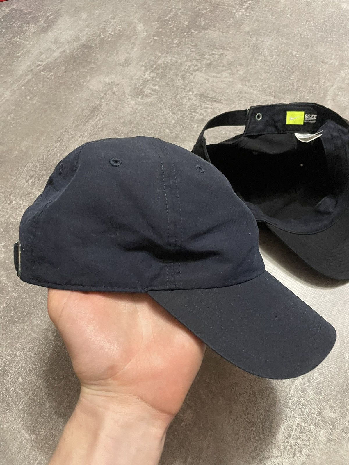 Nike × Vintage x6 Nike Metallic Swoosh Logo Cap Y2K Size ONE SIZE - 24 Thumbnail