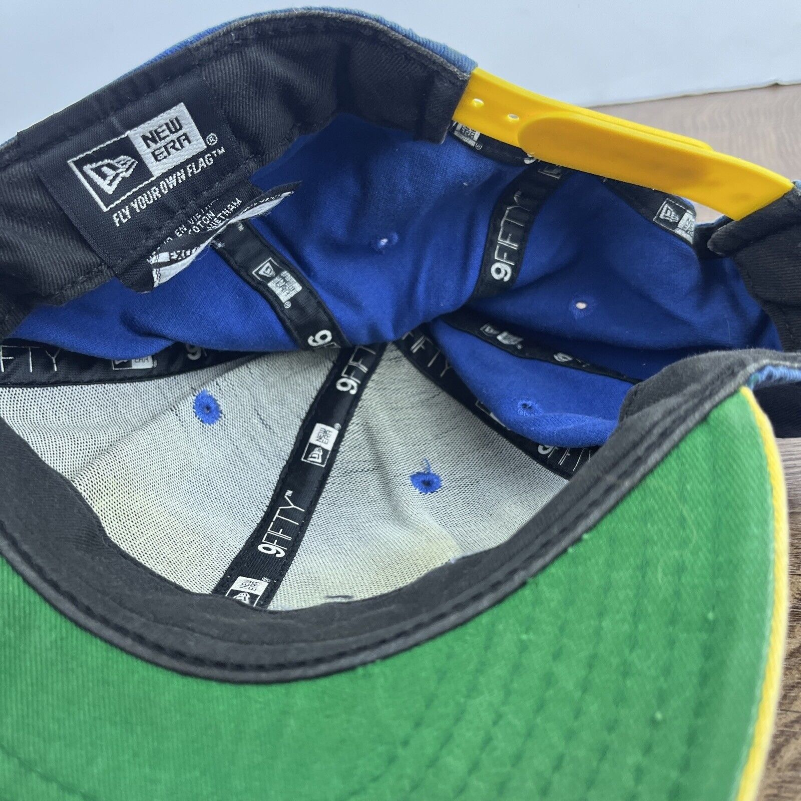 New Era Denver Nuggets Hat New Era 9FIFTY Snapback Blue Hat Adjustab Size ONE SIZE - 13 Thumbnail