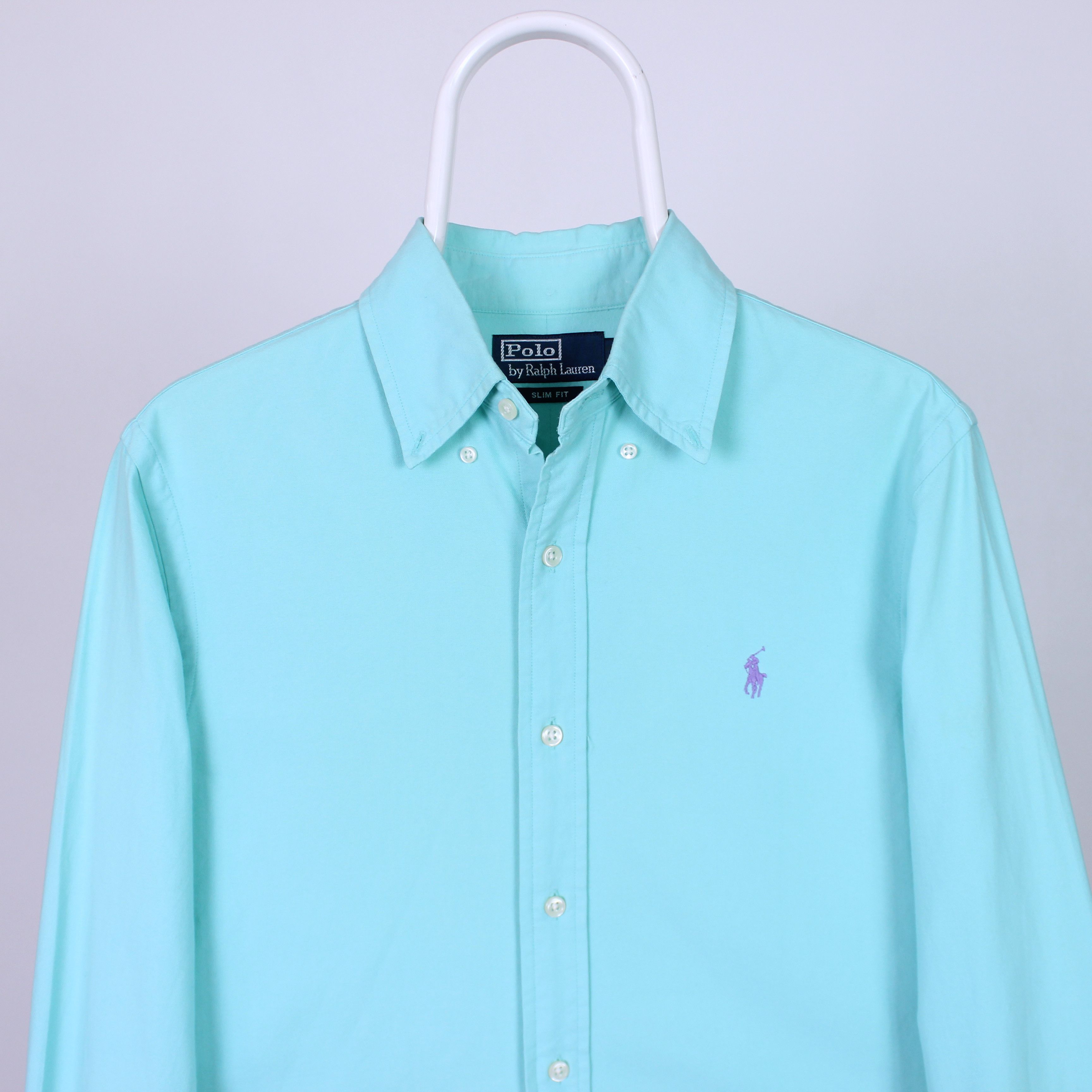 Polo Ralph Lauren Polo Ralph Lauren Shirt S Slim Fit cotton Blue Button Ups Size US S / EU 44-46 / 1 - 1 Thumbnail