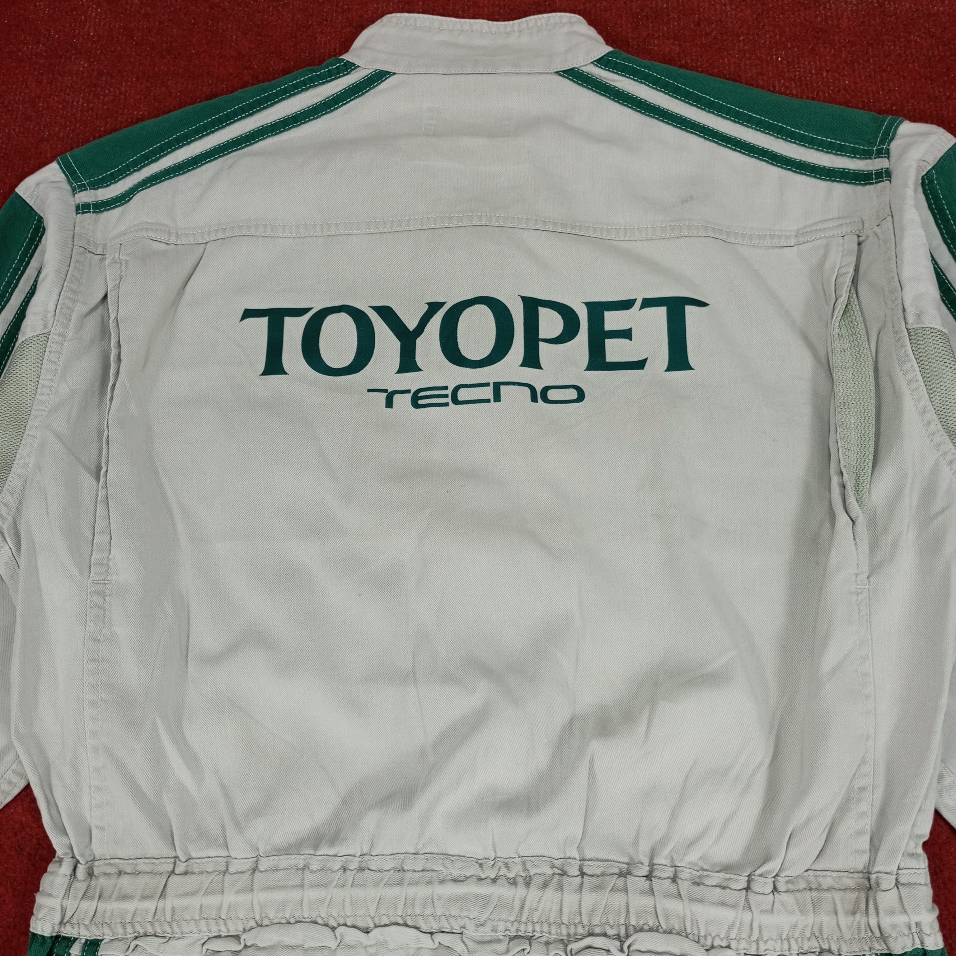 Japanese Brand × Vintage Toyota Toyopet Tecno Racing Workwear Coverall Jacket Size US L / EU 52-54 / 3 - 2 Thumbnail