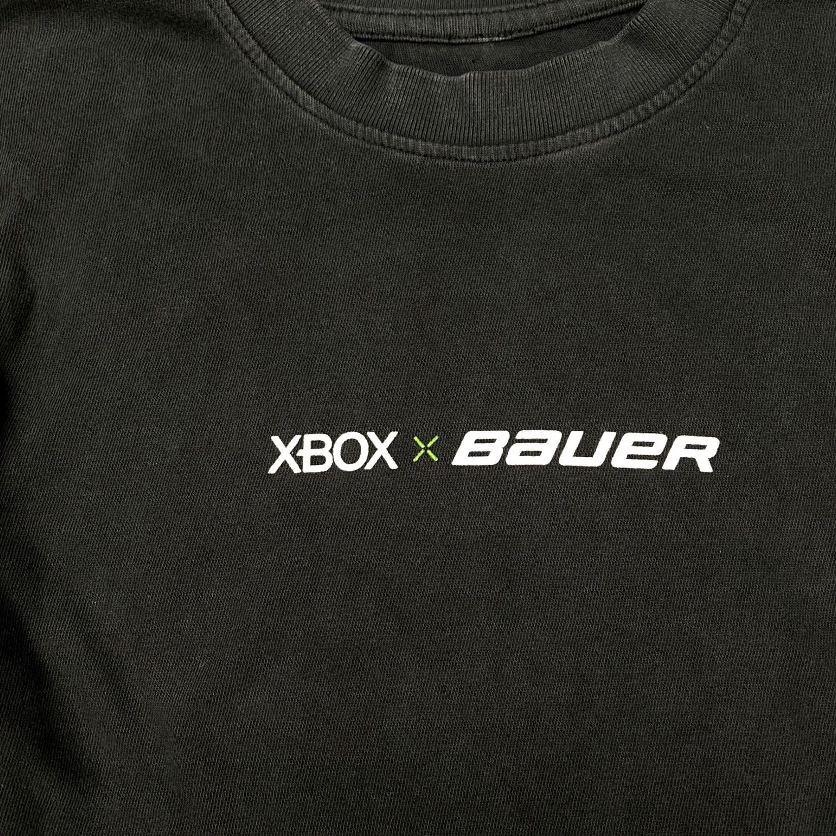 Vintage NWT XBOX x Bauer Mens Small T Shirt Garment Dyed Black Shirt Retro Faded Shirt Mens S Black Bauer Retro NWT - (no extra text) Size US S / EU 44-46 / 1 - 3 Thumbnail