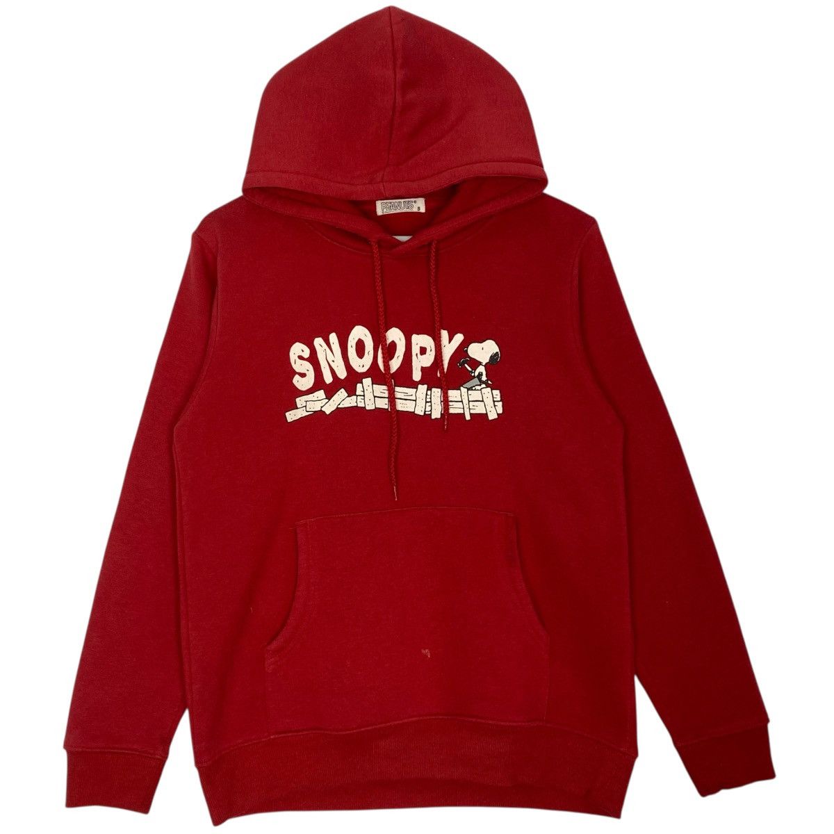 Vintage Vintage Peanuts Hoodie Sweater Red Pullover Jumper Size S Size US S / EU 44-46 / 1 - 1 Thumbnail