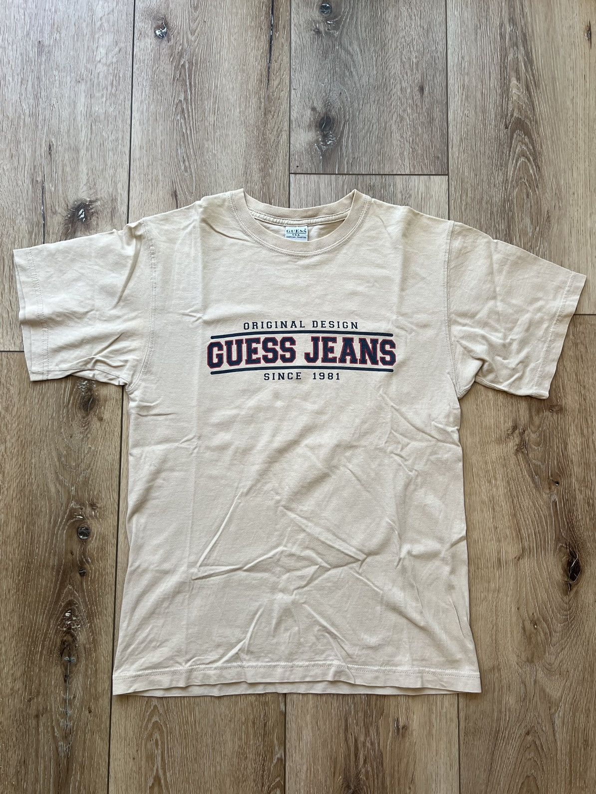 Guess × Vintage Vintage 90s Guess T-Shirt Size US S / EU 44-46 / 1 - 1 Thumbnail