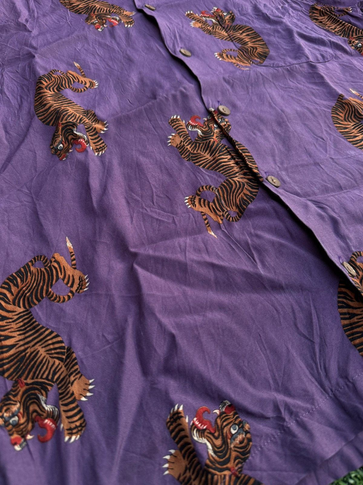Wacko Maria Wacko Maria Hawaiian Rayon Shirt Tiger Size US S / EU 44-46 / 1 - 3 Thumbnail