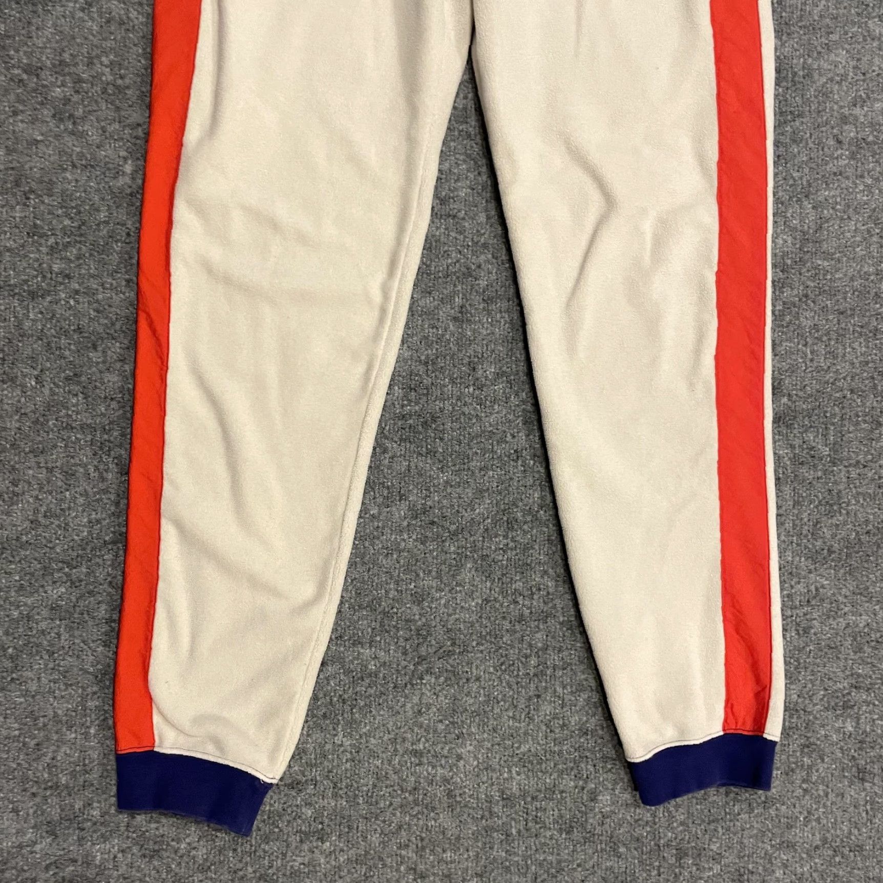 Nike Nike Polar Fleece Joggers Pants Womens M Beige Red Stripe Purple Cuffs Swoosh Size 32" / US 10 / IT 46 - 5 Thumbnail