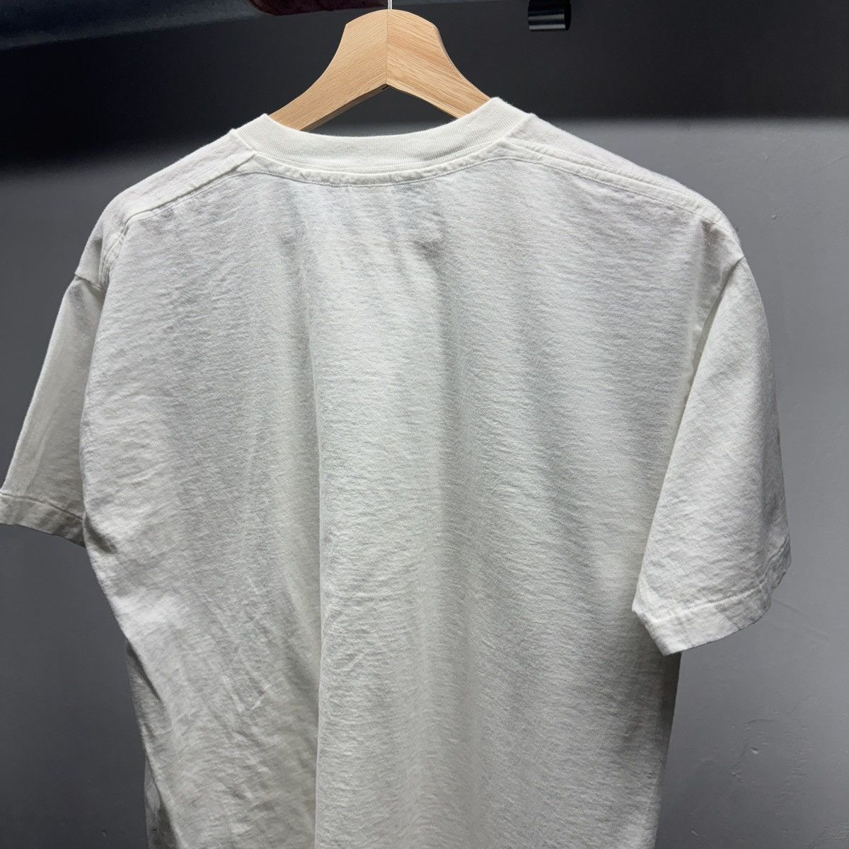 Vintage 90s Faded Blank White Shirt Thrashed Distressed ERD Grunge Size US XL / EU 56 / 4 - 6 Thumbnail