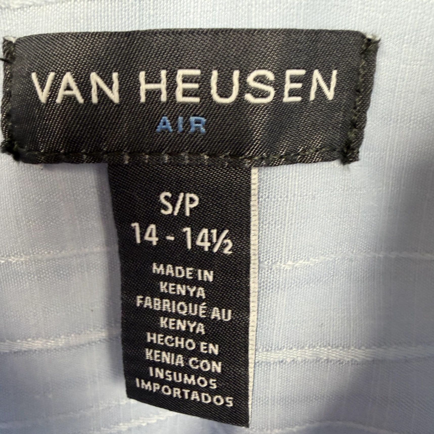 Van Heusen Van Heusen Shirt Mens Small Blue Pineapple Hawaiian Tropical Button Up Size US S / EU 44-46 / 1 - 6 Thumbnail