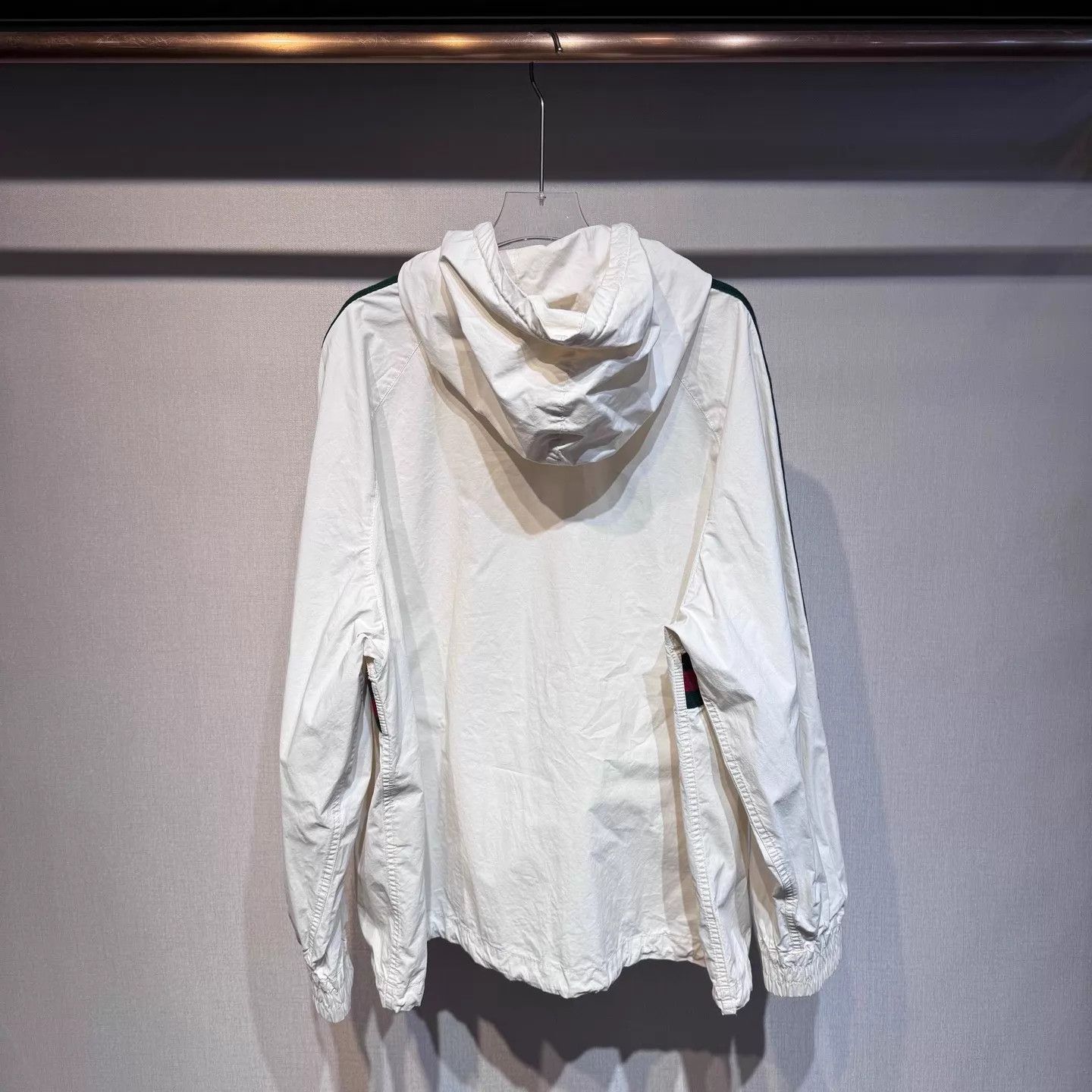 Gucci Gucci 3-color webbing white half-zip jacket new 48 Size US M / EU 48-50 / 2 - 2 Thumbnail