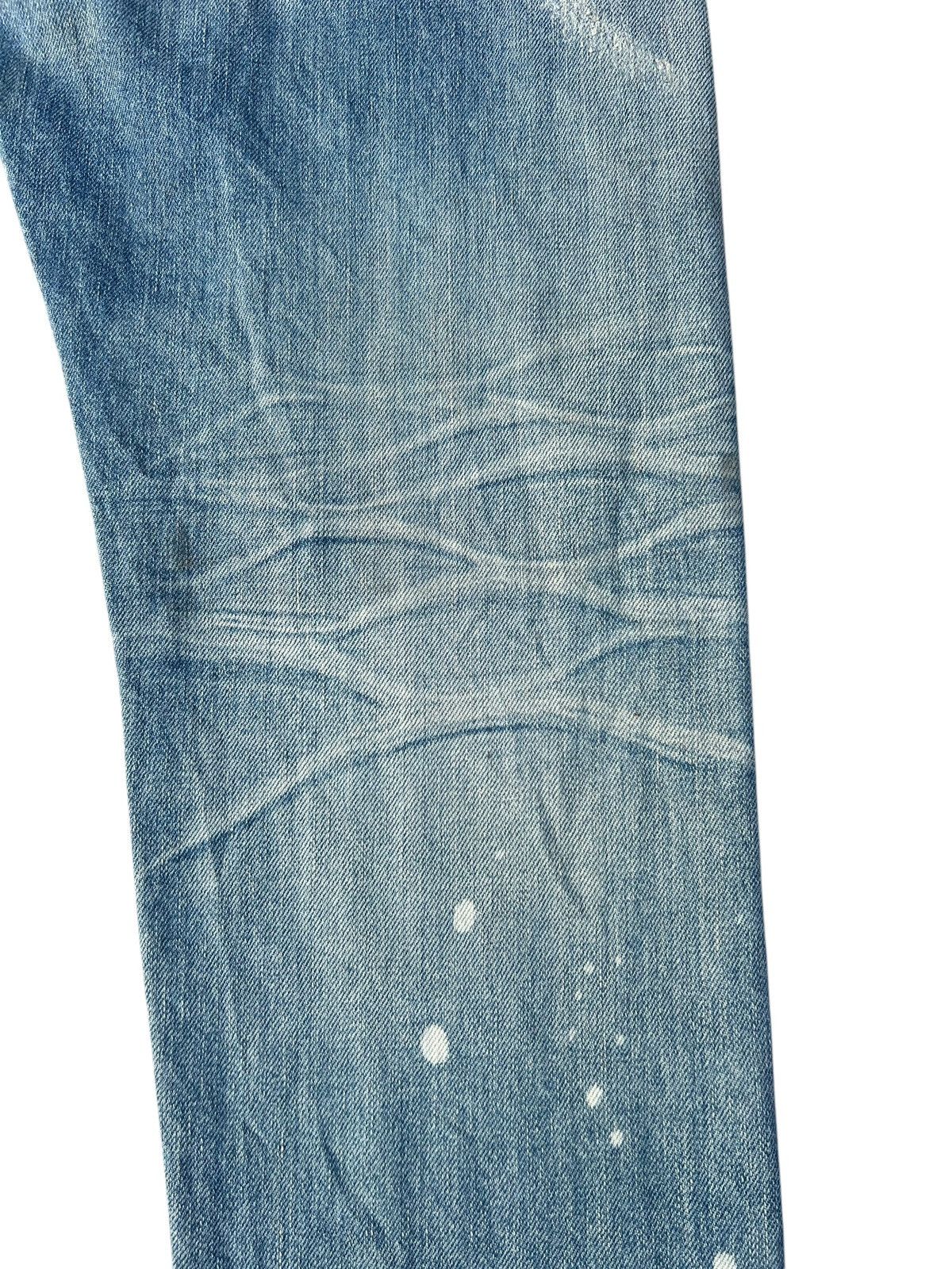 Japan Blue Jeans Dirty Mud Japan Blue Distressed Denim Stretch Sun Set Jeans Size US 32 / EU 48 - 19 Thumbnail