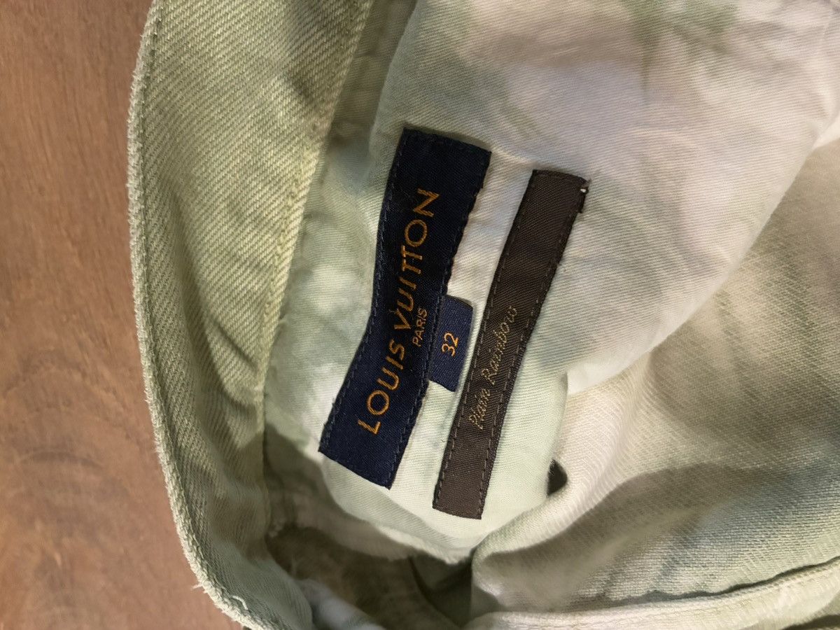 Louis Vuitton Louis Vuitton Virgil Abloh Sage & White Tie-Dye Denim jeans Size US 32 / EU 48 - 3 Thumbnail