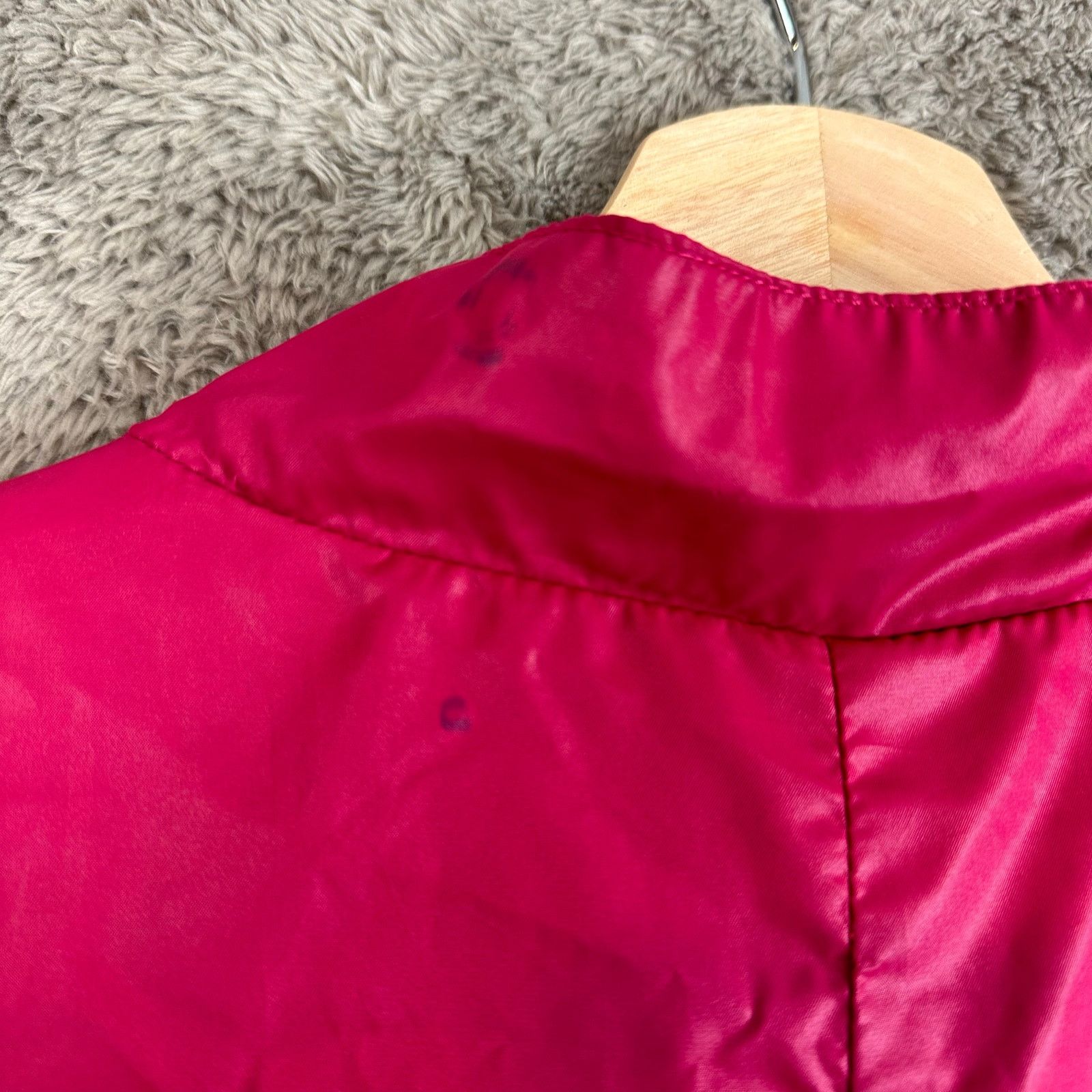 Sanctuary Sanctuary Magenta Pink Bomber Track Jacket Lined Windbreaker Size M / US 6-8 / IT 42-44 - 7 Thumbnail