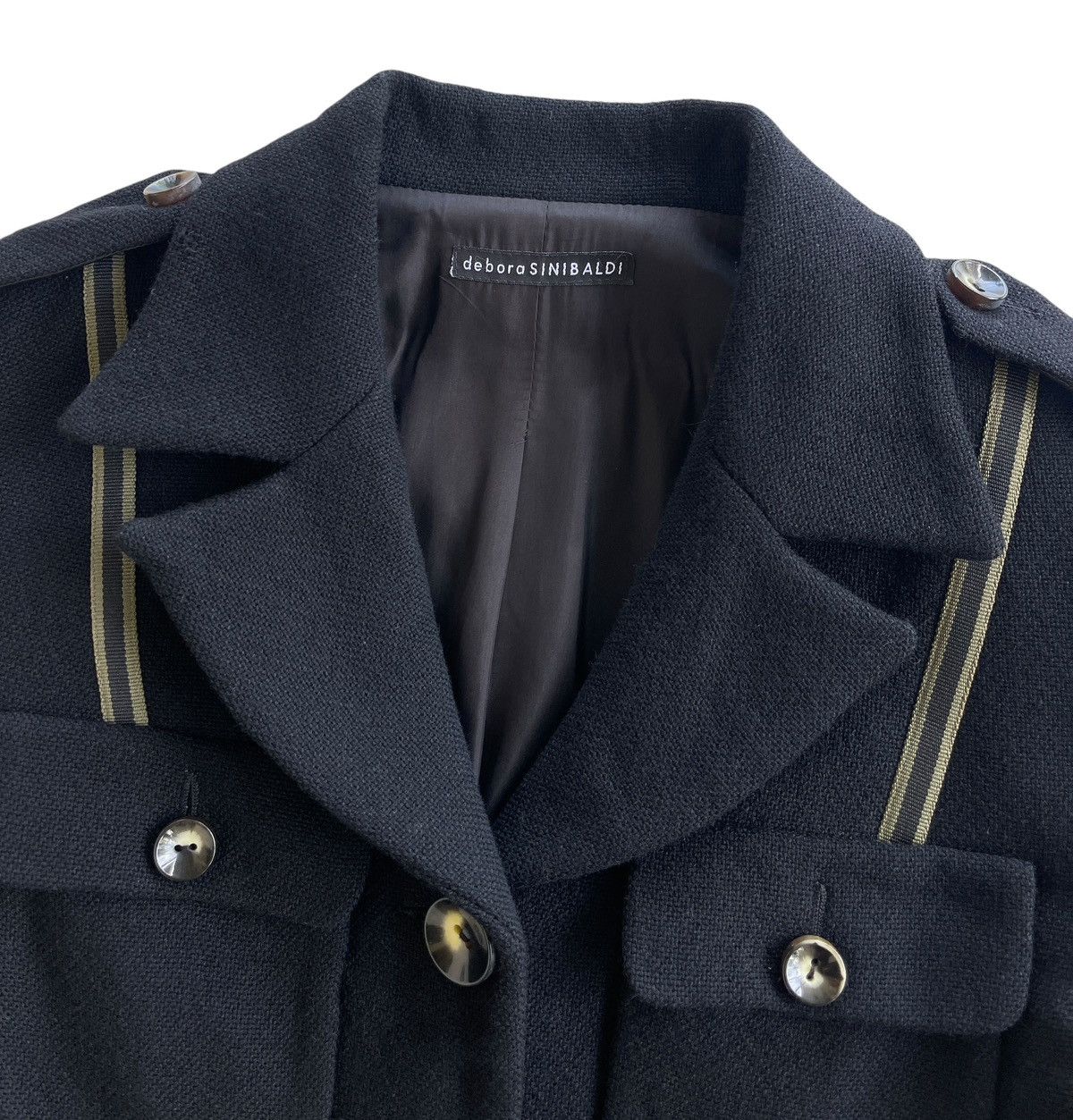 Designer DEBORA SINIBALDI Belted Safari Jacket Size S / US 4 / IT 40 - 5 Thumbnail