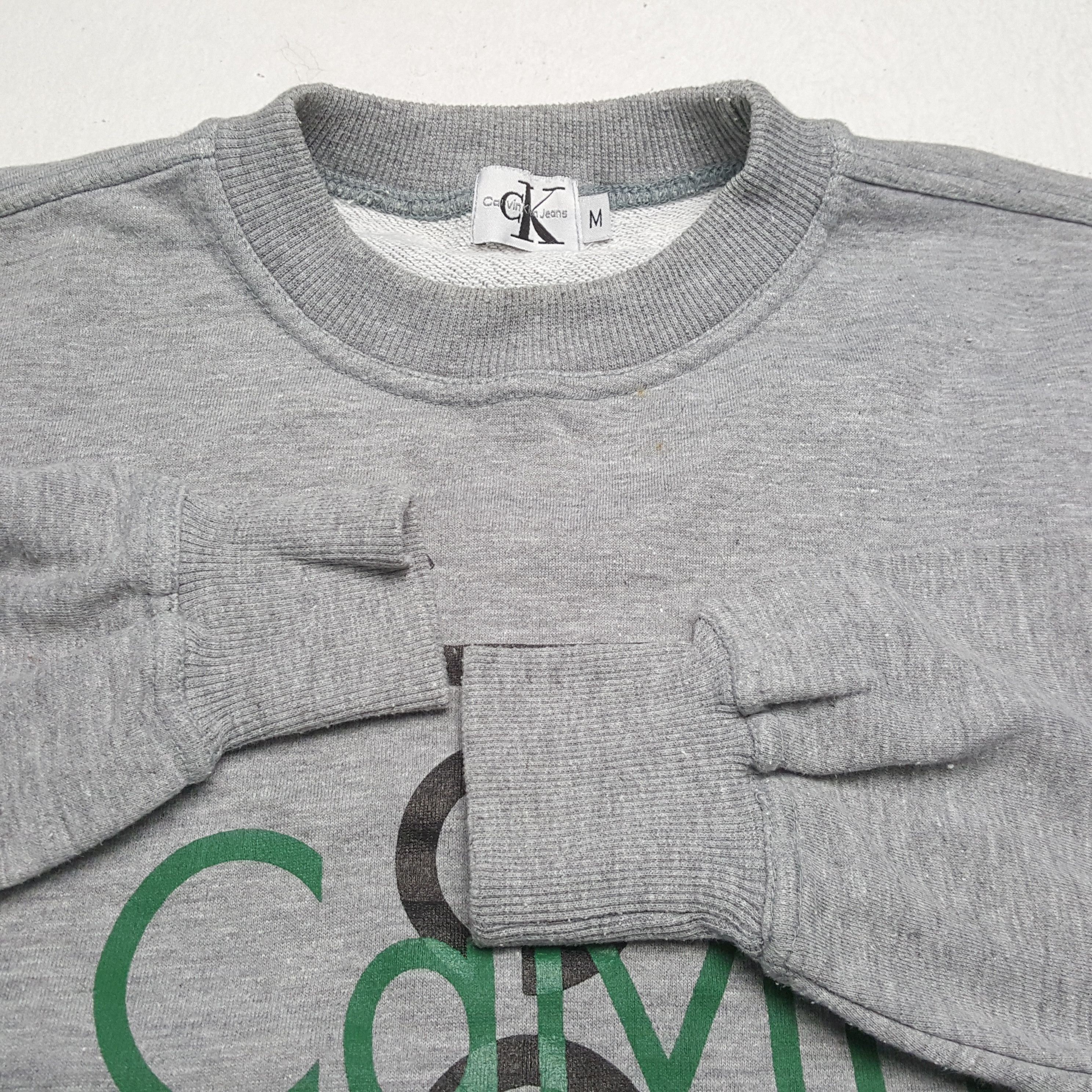 Calvin Klein × Calvin Klein 205W39NYC × Vintage Vintage CALVIN KLEIN Fashion Brand Sweatshirst Size US M / EU 48-50 / 2 - 9 Thumbnail