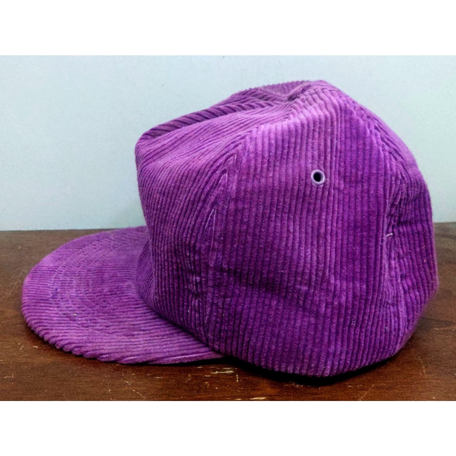 Vintage VINTAGE United Steel Workers Of America Logo Corduroy Purple Snapback Trucker Hat Size ONE SIZE - 3 Thumbnail