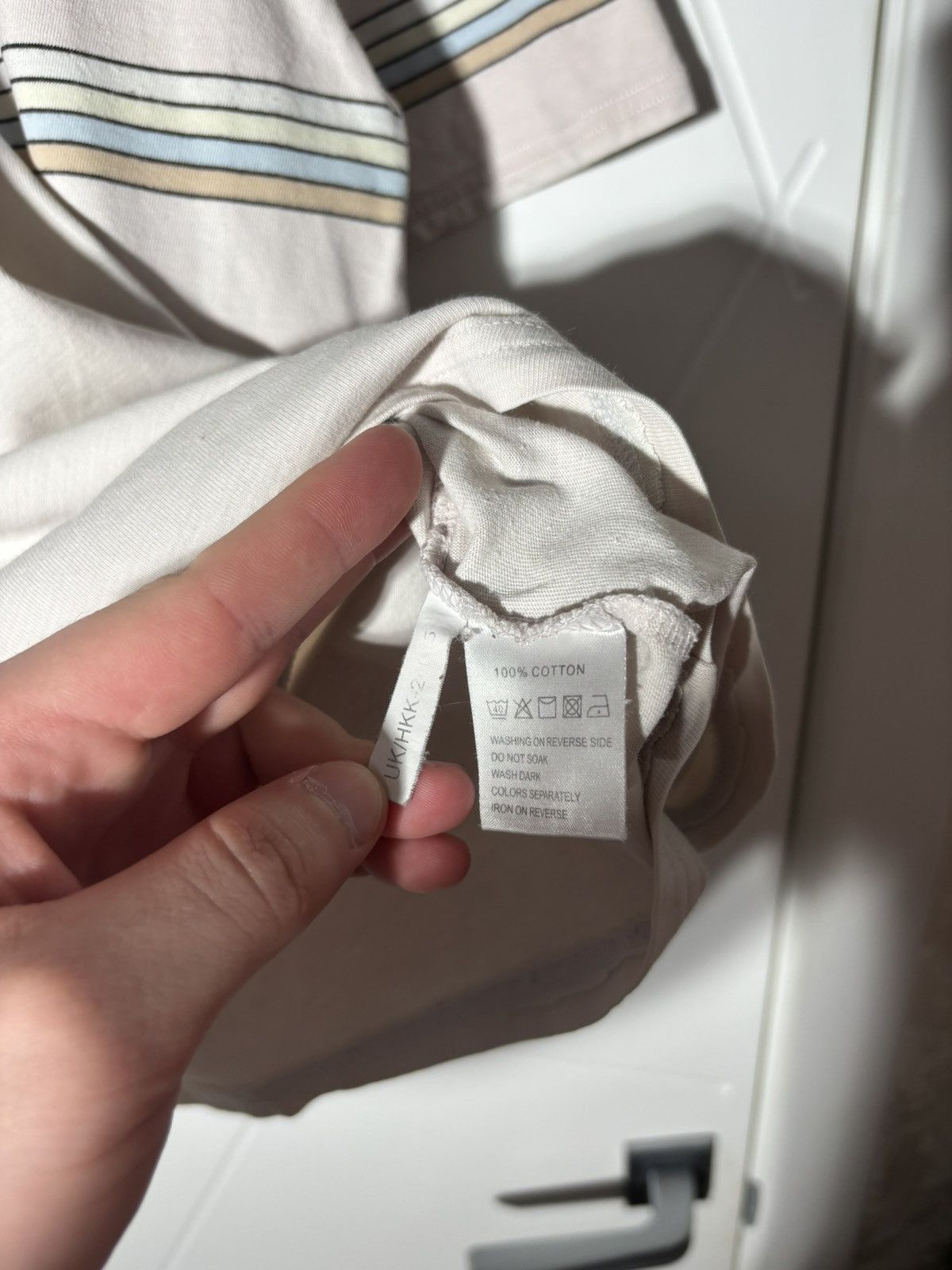 Yves Saint Laurent Yves Saint Laurent Tshirt Vintage YSL Logo Striped Size US S / EU 44-46 / 1 - 4 Thumbnail
