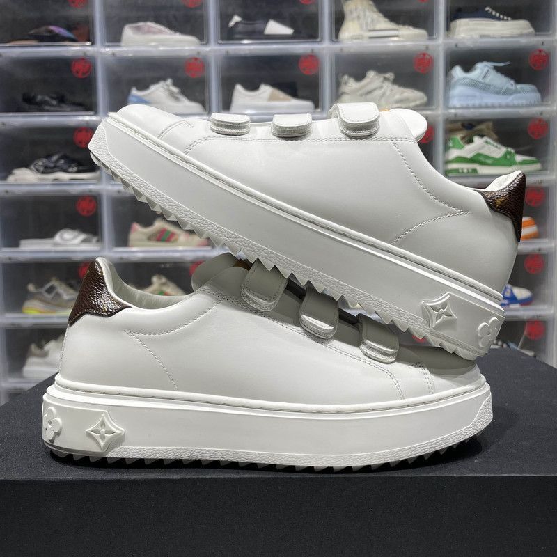Louis Vuitton Louis Vuitton Time Out White Fashion Sneakers -2505 Size US 7 / IT 37 - 4 Thumbnail