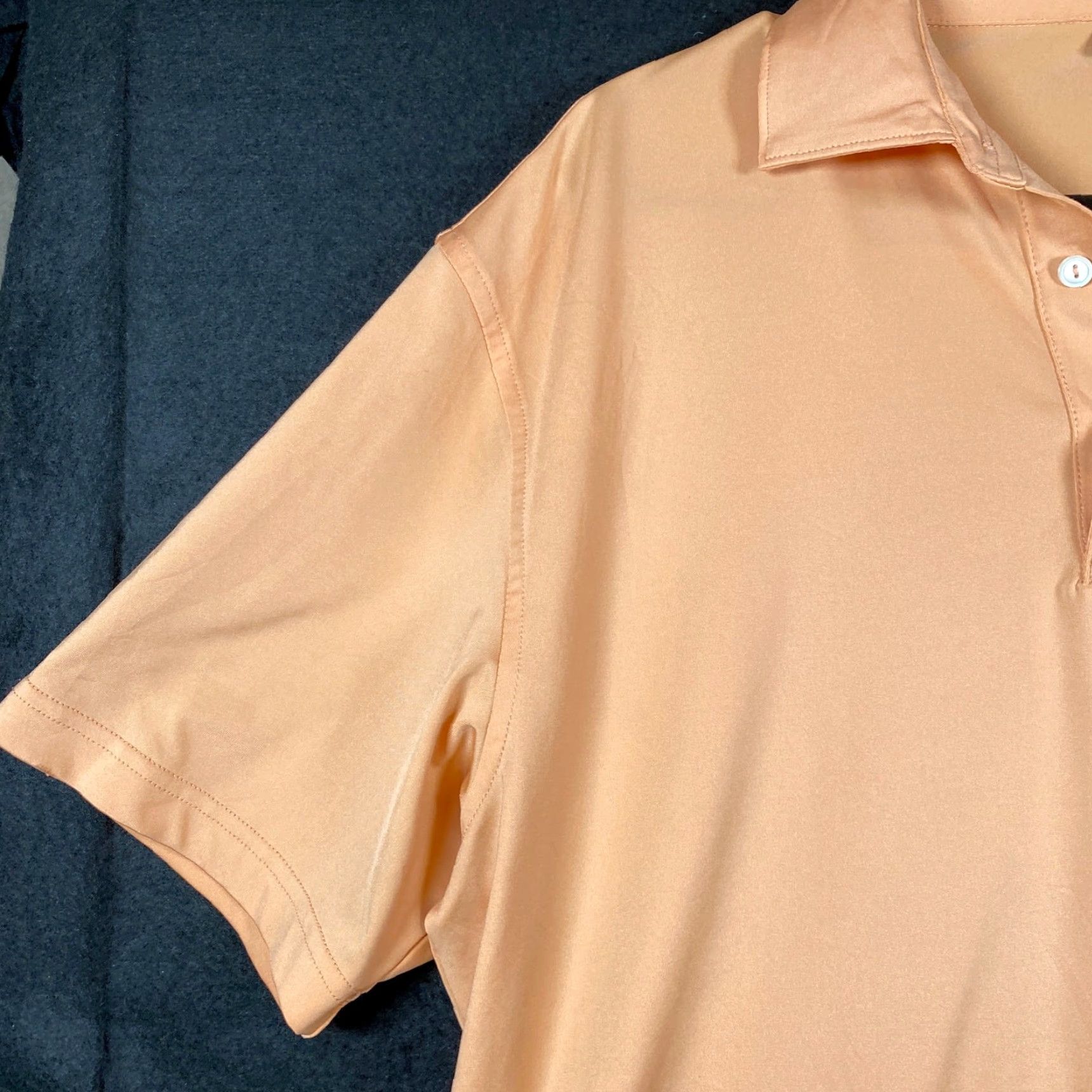 Peter Millar Peter Millar Mens Shirt Orange Short Sleeve Summer Crown Comfort Polo Stretch M Shirt Regular Mens Orange Polo Short Sleeve Casual Athletic 90s? Size US M / EU 48-50 / 2 - 3 Thumbnail