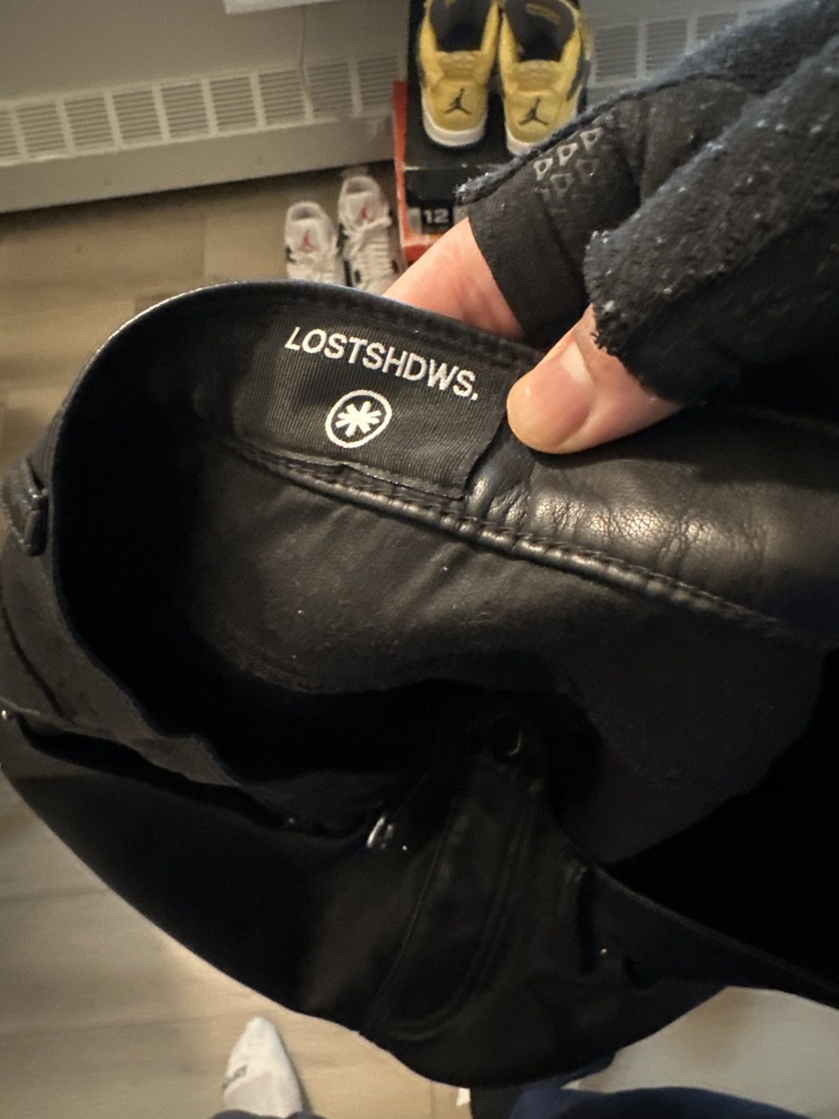 LOSTSHDWS LOSTSHDWS Flared leather pants Size US 40 / EU 56 - 5 Thumbnail