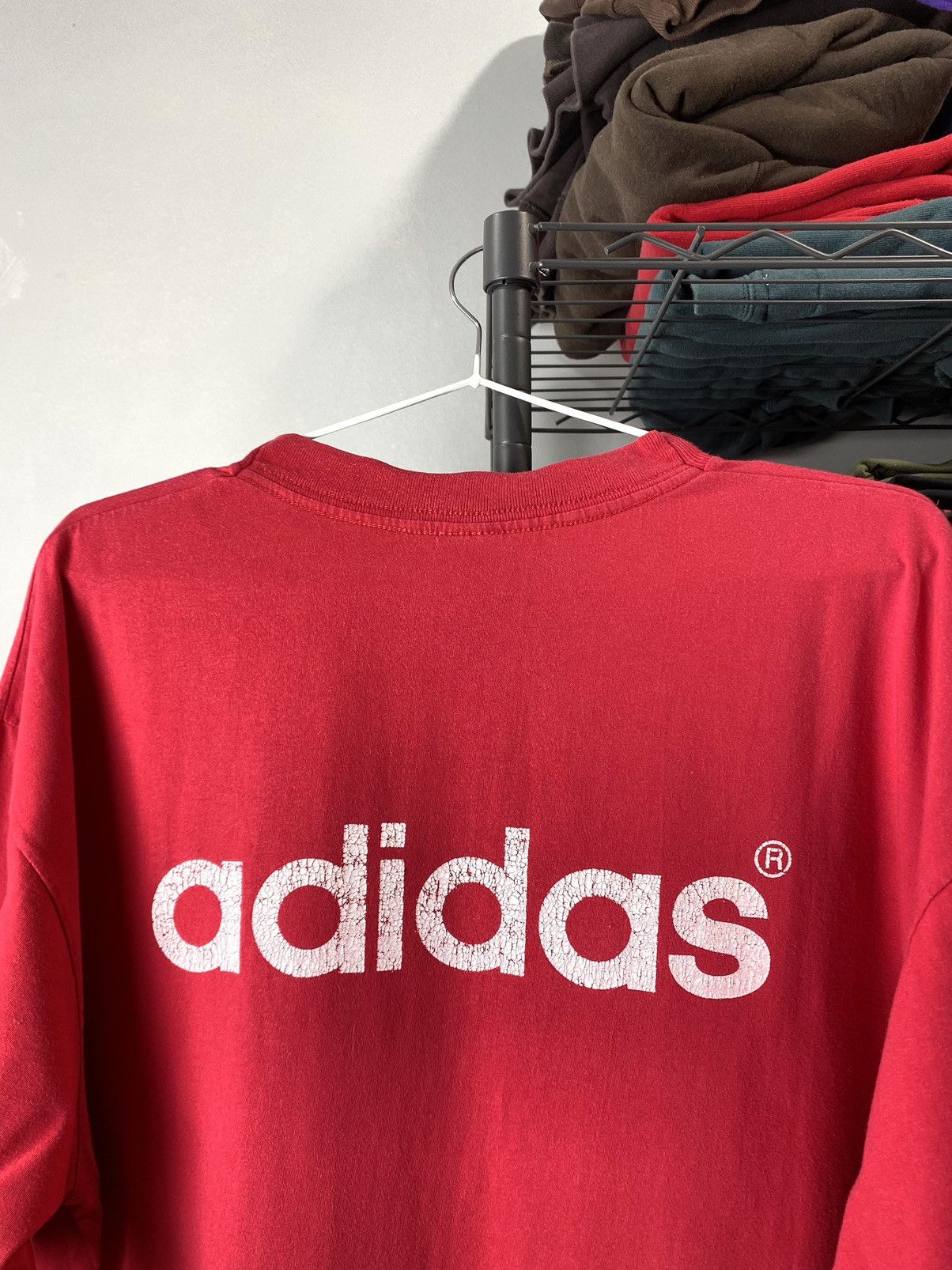 Adidas 80-90’s RARE! Vintage Adidas T Shirt Center Logo Size US XL / EU 56 / 4 - 9 Thumbnail