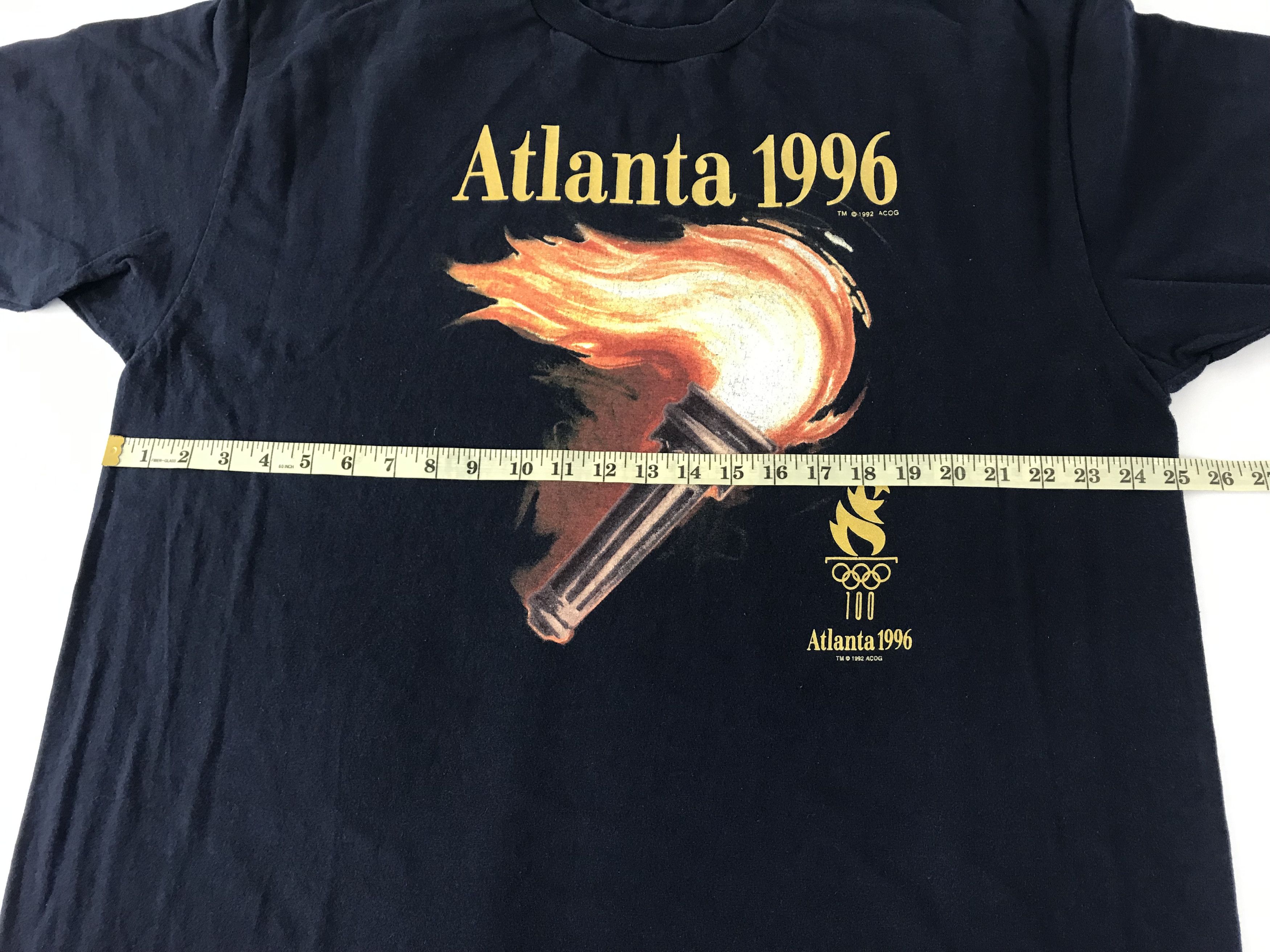 Champion × USA Olympics × Vintage 90s Champion Olympic Atlanta 1996 Printed Tee Size US XL / EU 56 / 4 - 9 Thumbnail