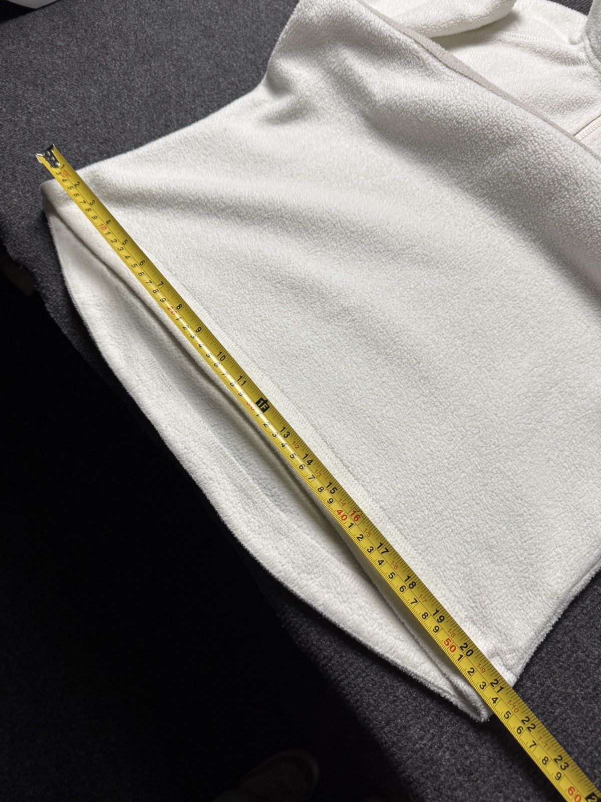 Reebok Vintage 00s Reebok Classic White Fleece Quarter Zip Size M/L Size US M / EU 48-50 / 2 - 15 Thumbnail
